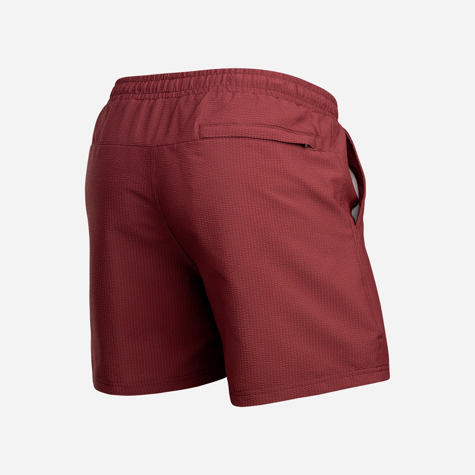 Wave 5" Swim Short 2N1 : Red Mahogany | BN3TH Underwear