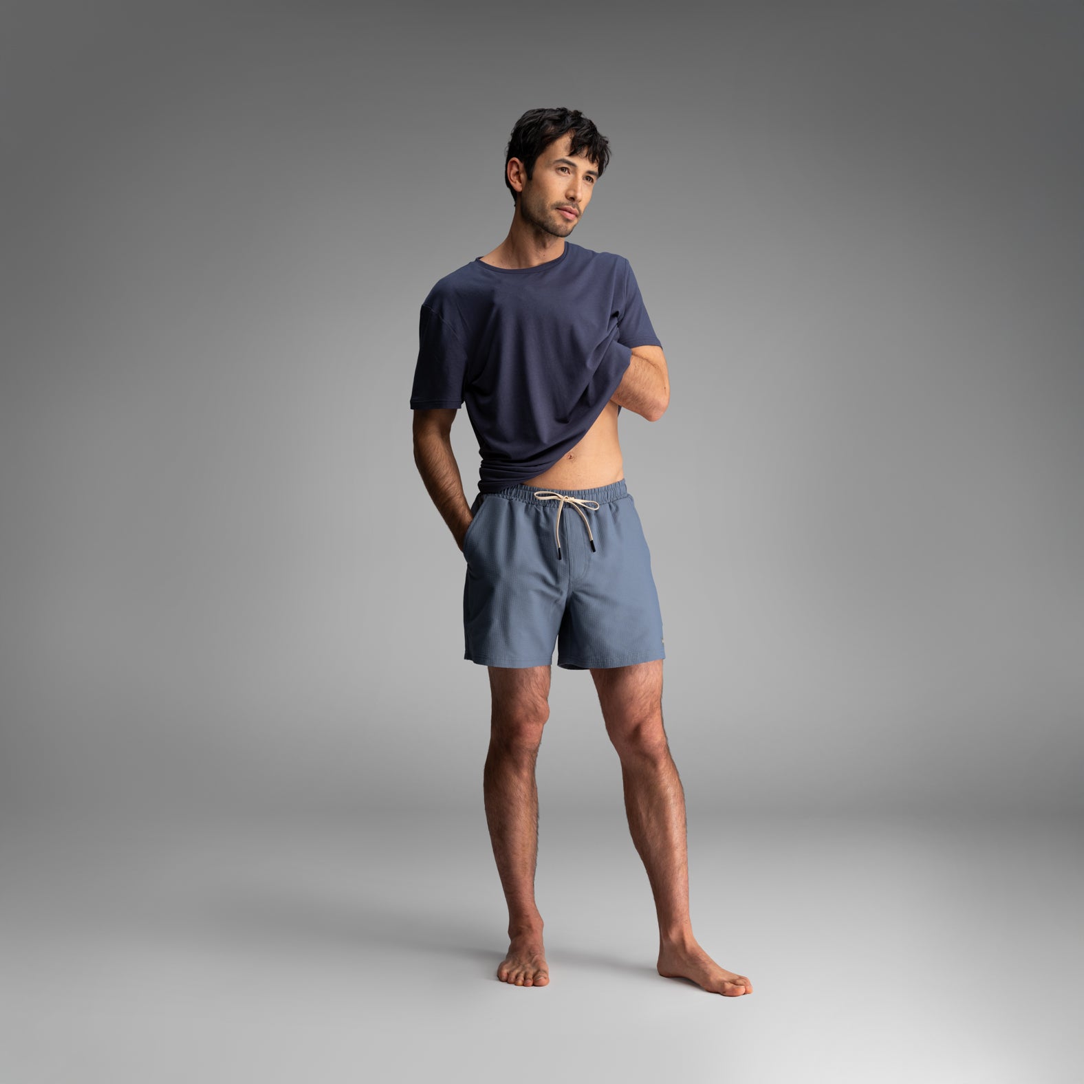 Wave 5" Swim Short 2N1 : China Blue | BN3TH Underwear