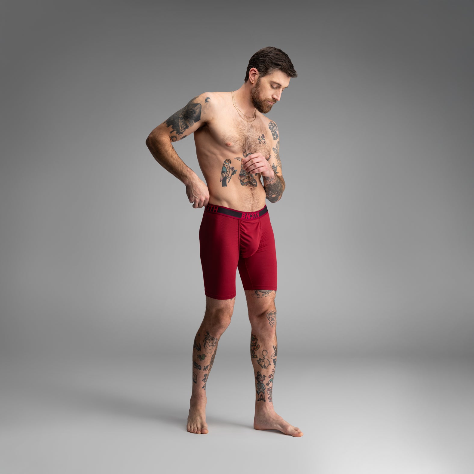 Pro Flex Max Boxer Brief: Beet Red | BN3TH Underwear