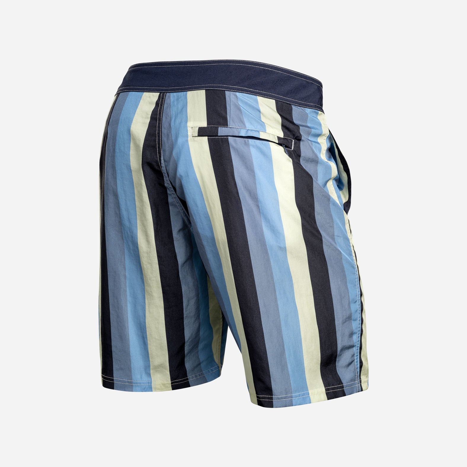 Riptide 2N1 Boardshort : Wide Stripe - Fog | BN3TH Underwear