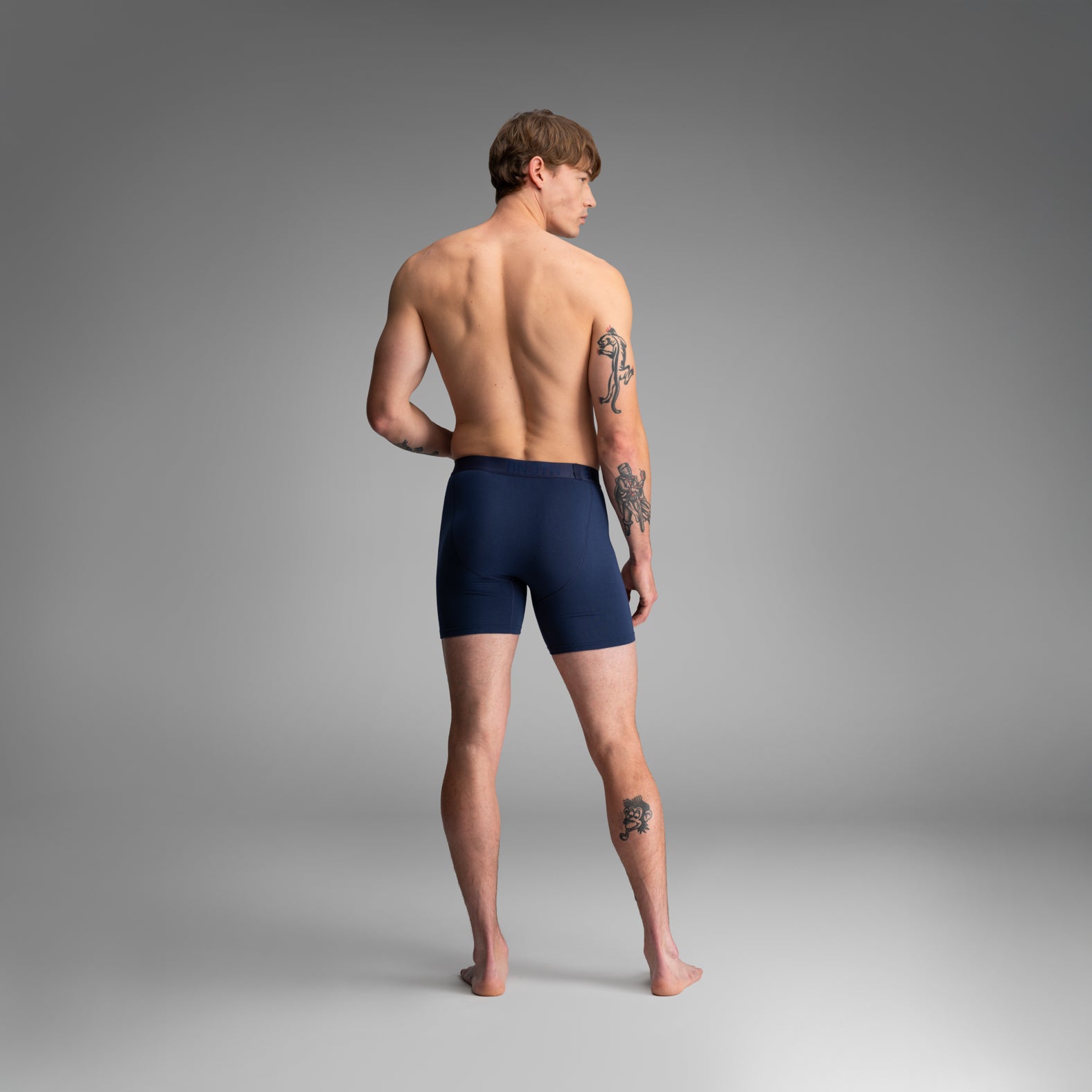 Classic Icon Boxer Brief: Black/Navy 2 Pack