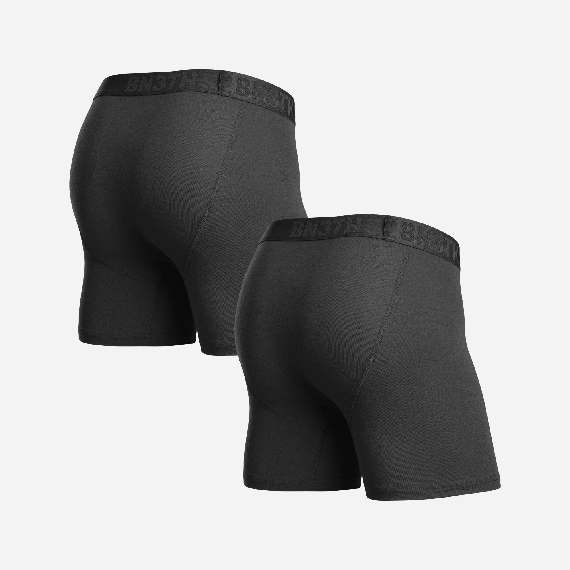 Classic Essentials Boxer Brief Black 2 Packfrom BN3TH Underwear