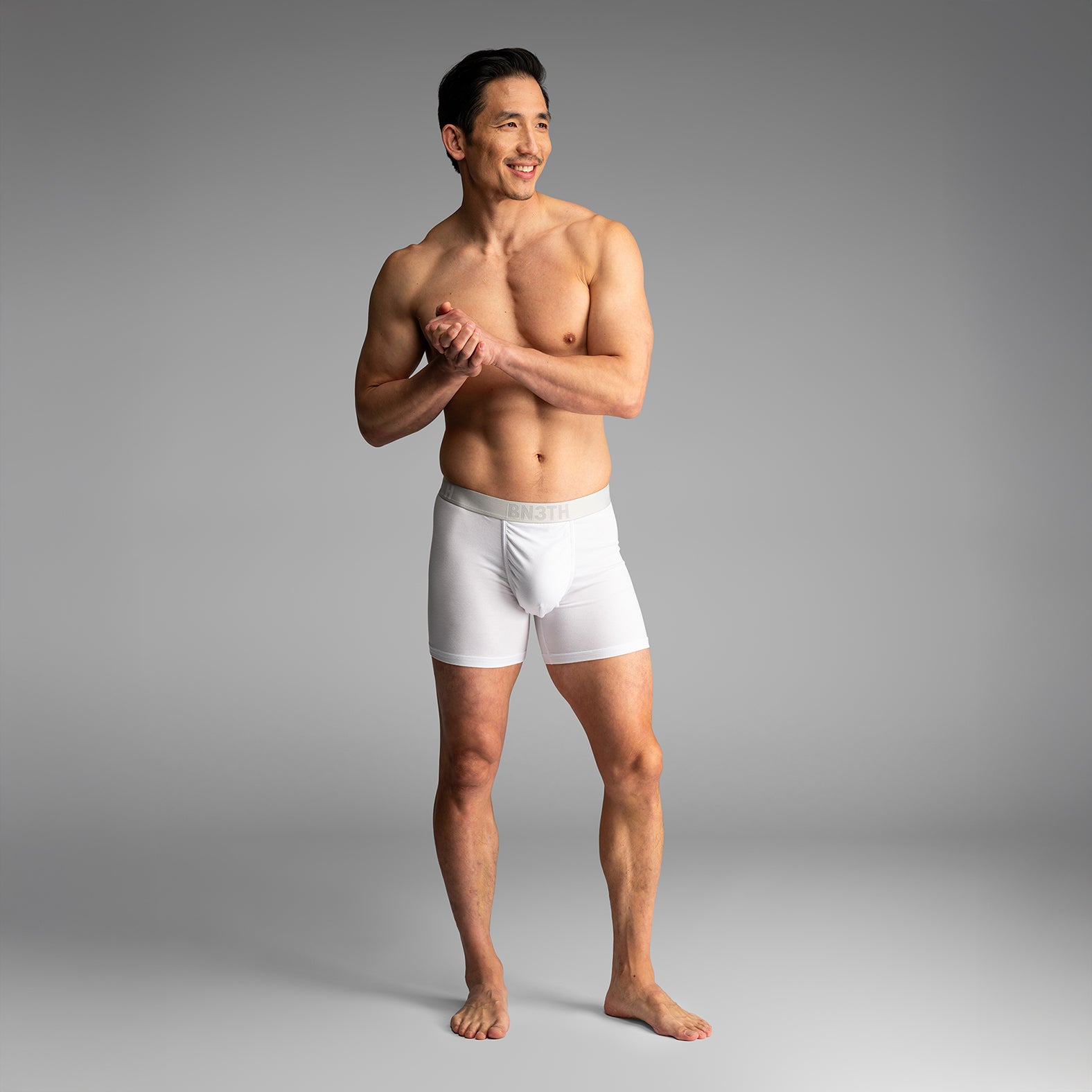 Classic Essentials Boxer Brief White 2 Packfrom BN3TH Underwear