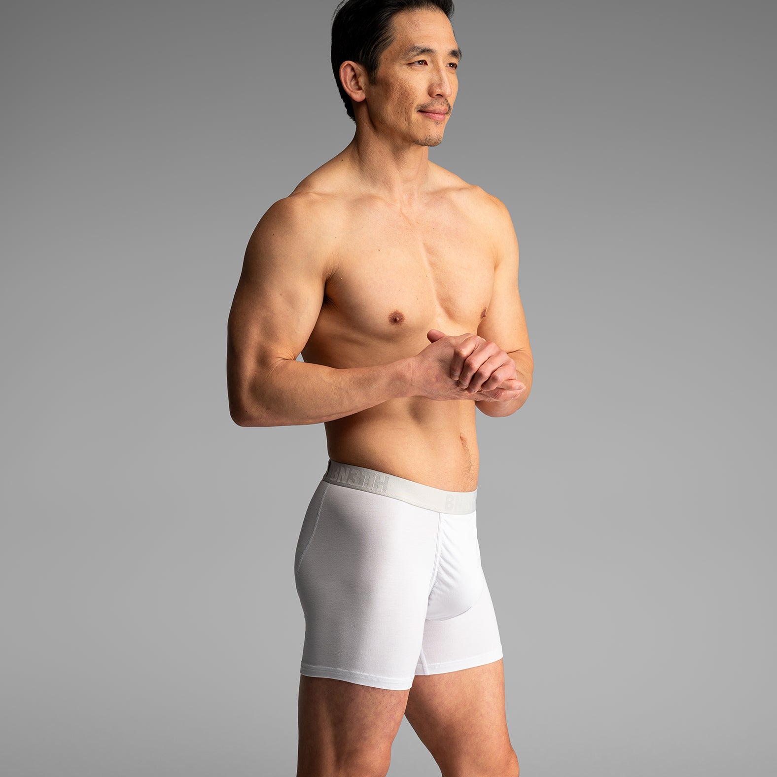 Classic Essentials Boxer Brief White 2 Packfrom BN3TH Underwear