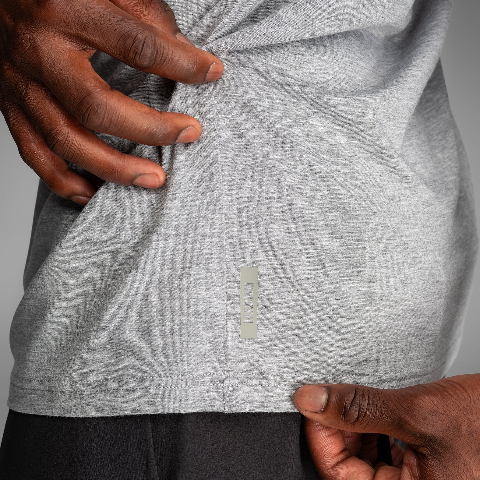 Essentials Crew T-Shirt: Black/Heather Grey 2 Pack