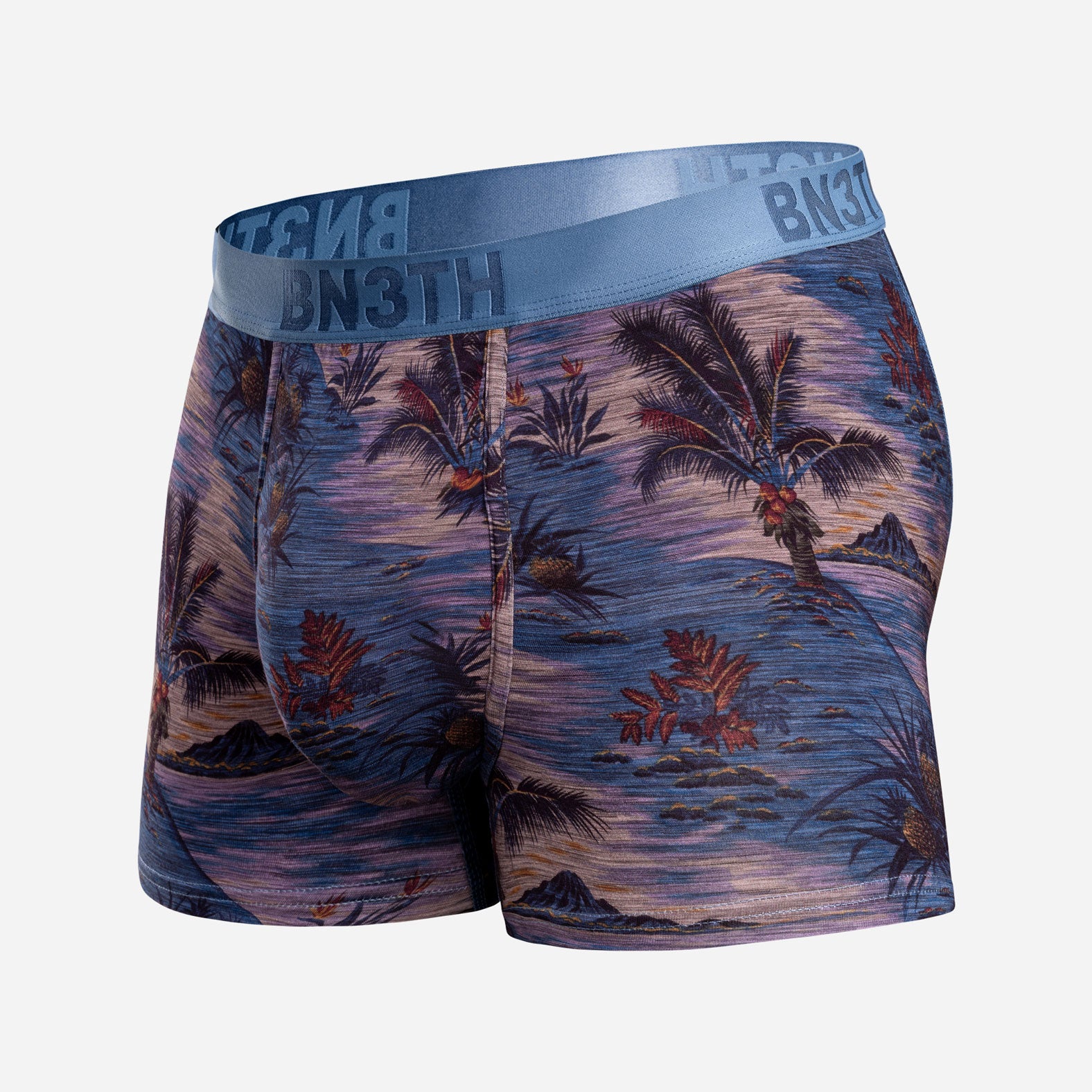Classic Icon Trunk: Vintage Tropics - Heather Fog from BN3TH Underwear