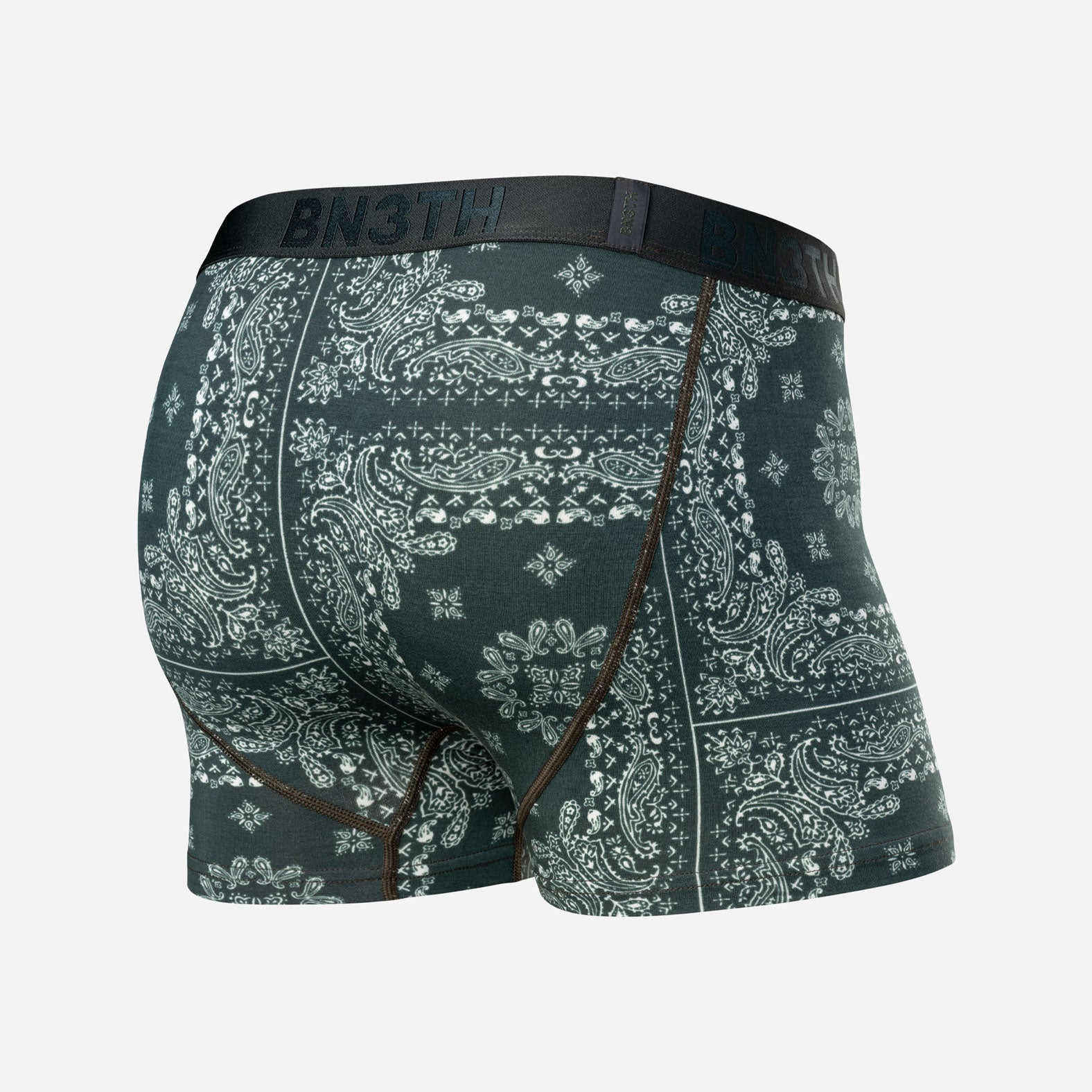 Classic Icon Trunk: Bandana - Darkest Spruce from BN3TH Underwear