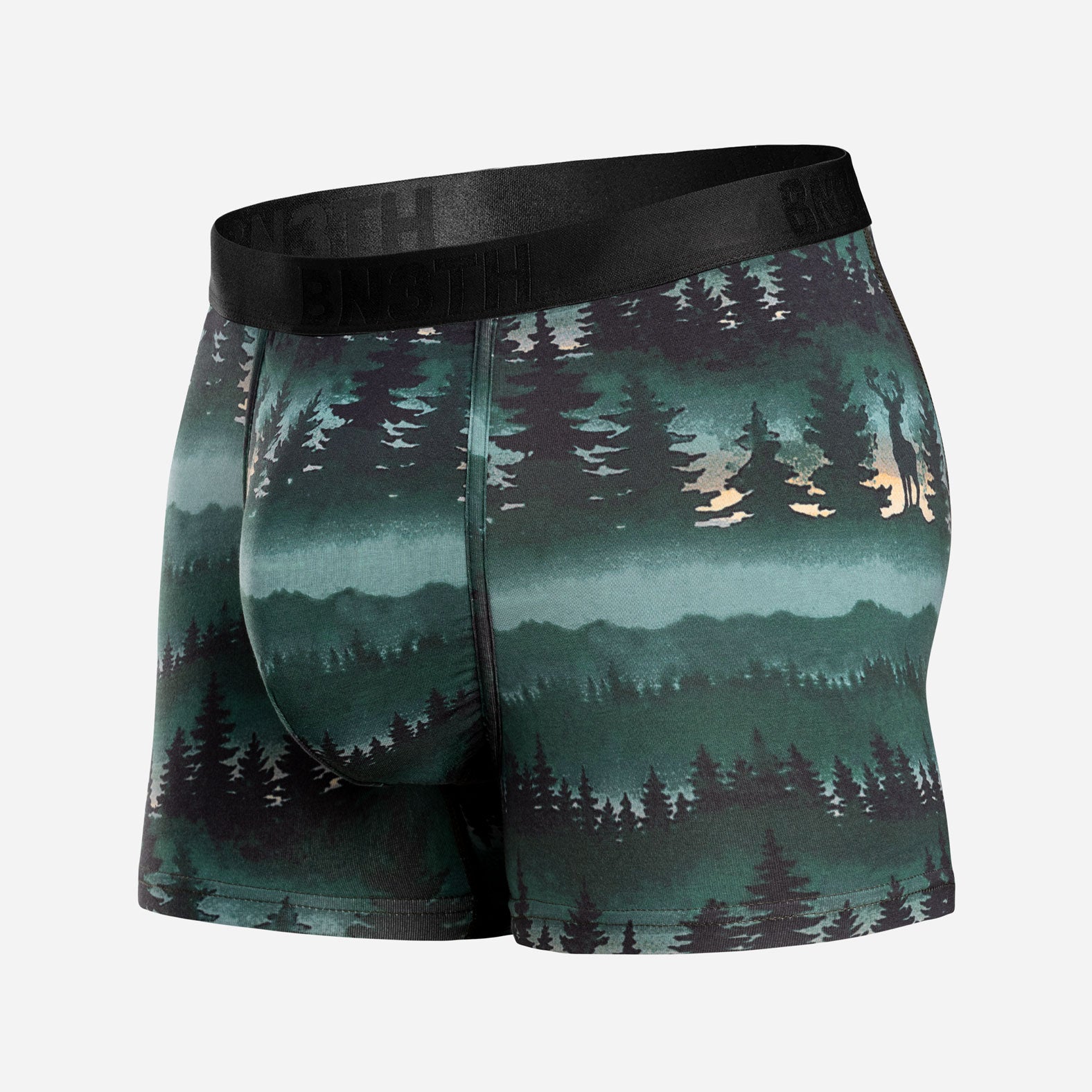 Classic Icon Trunk: Forest Stag - Deepest Spruce from BN3TH Underwear
