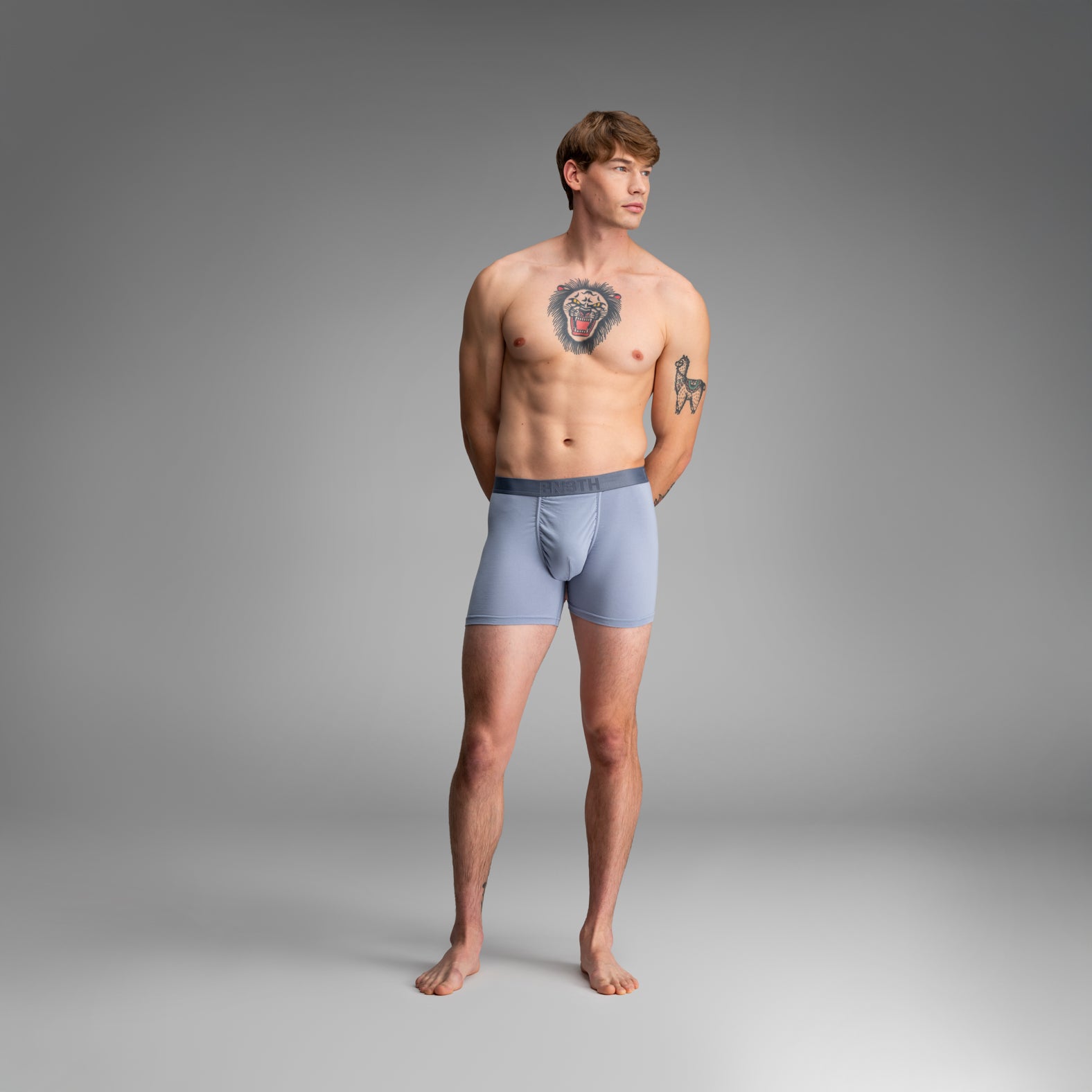 Essentials Boxer Brief: Dusty/Midnight/Heather Grey 3 Pack