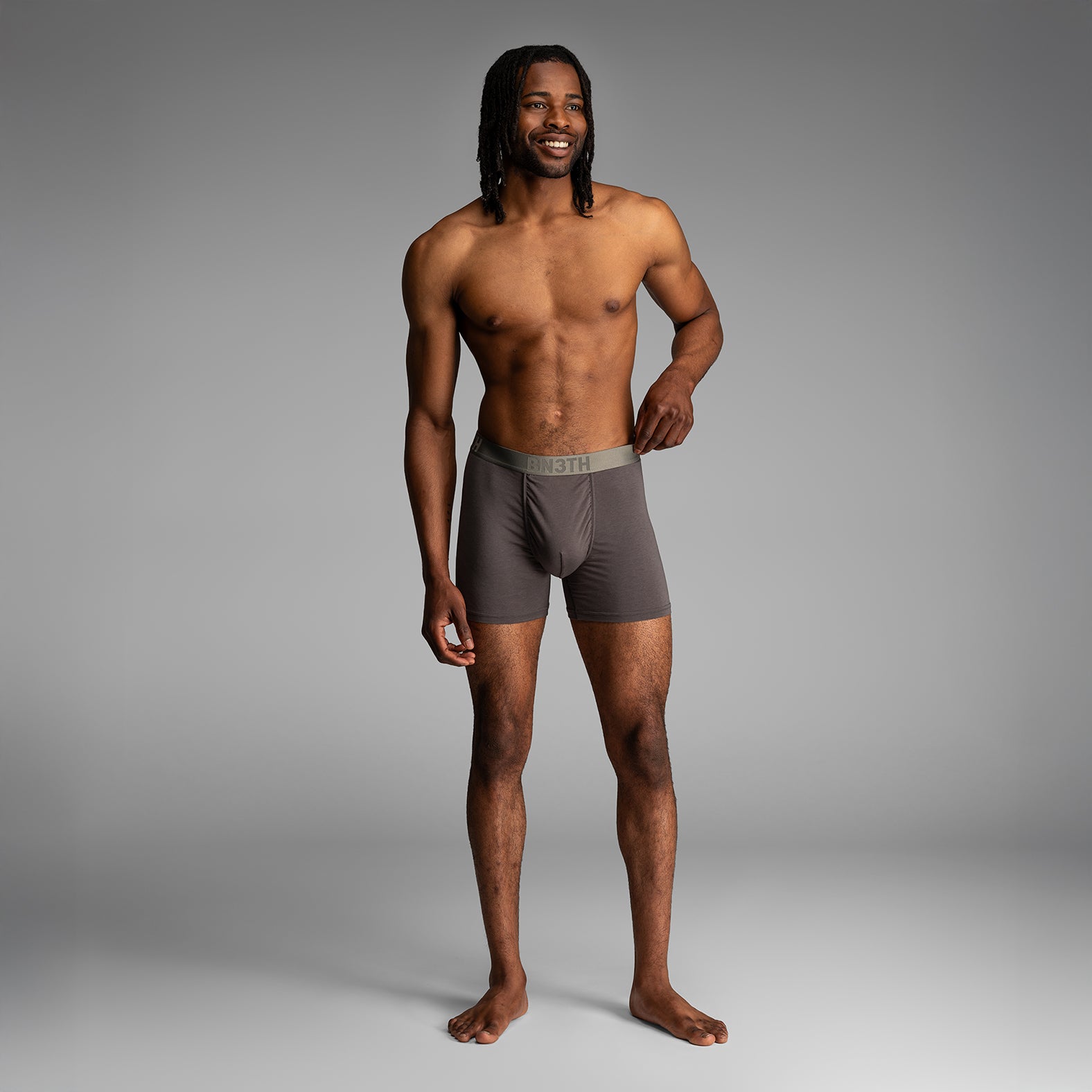 Classic Essentials Boxer Brief Smoke Greenfrom BN3TH Underwear