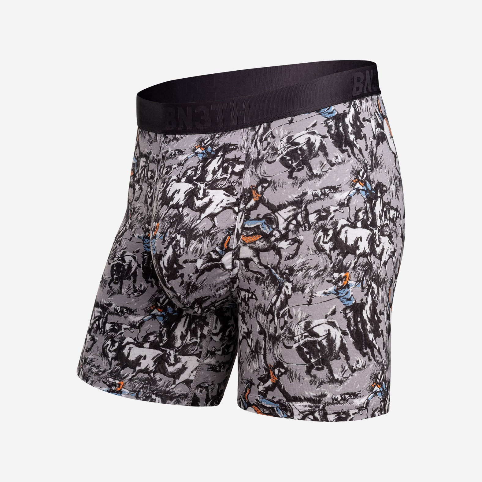 Essentials Boxer Brief: Prairie Dustup - Gray | BN3TH Underwear