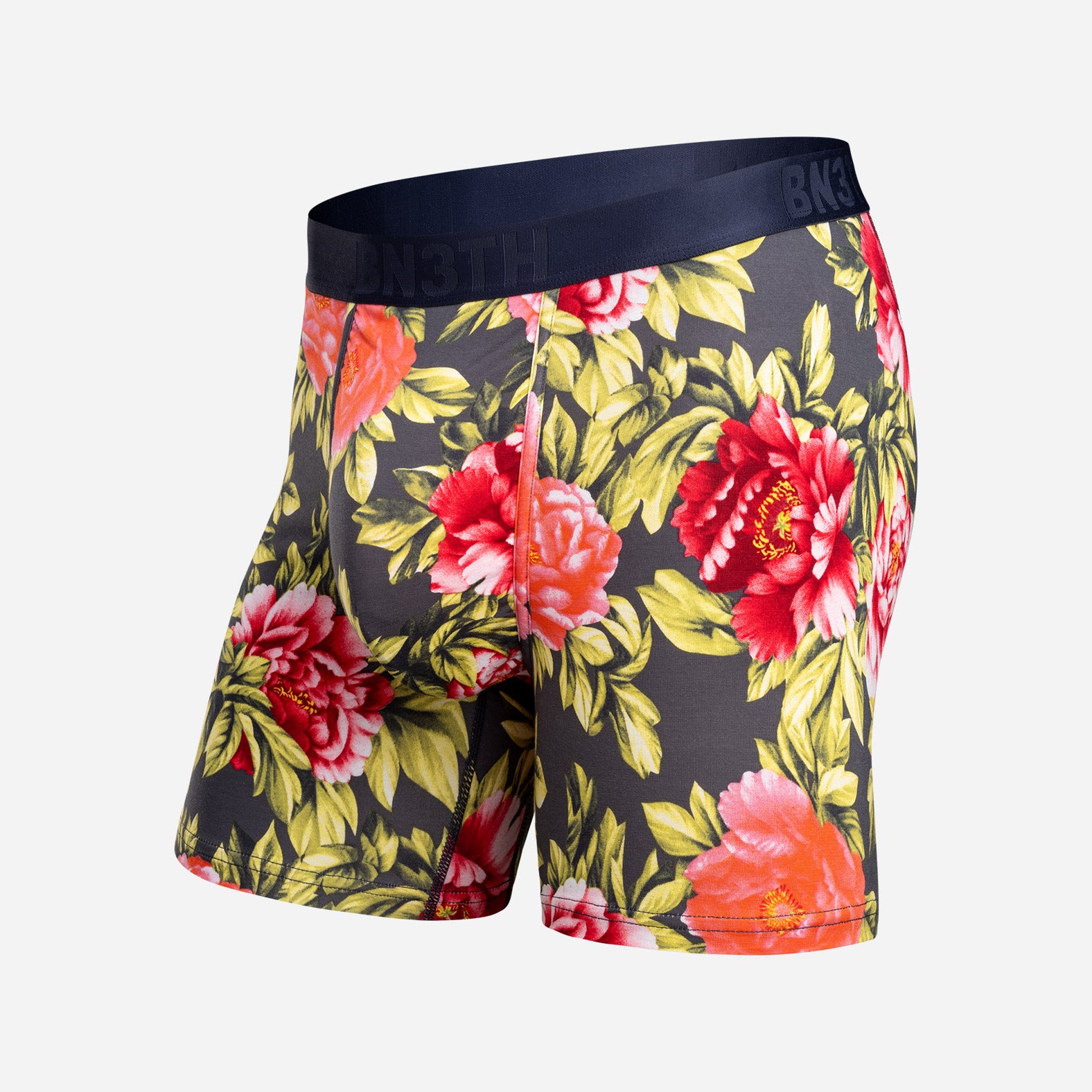 Essentials Boxer Brief: Nocturnal Bloom - Midnight | BN3TH Underwear