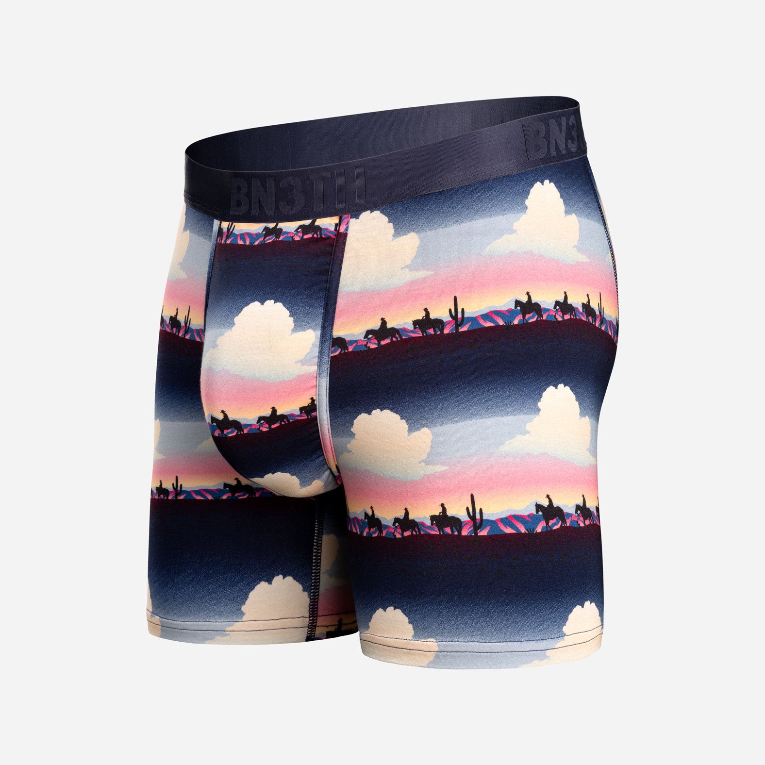 Essentials Boxer Brief: Cloudy Range - Pink from BN3TH Underwear