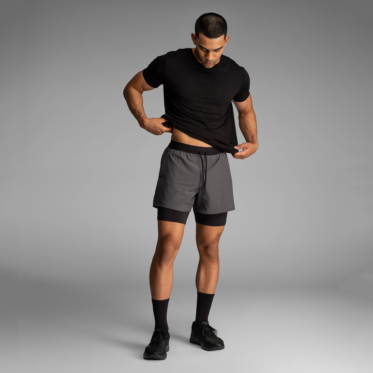 Classic Essentials Crew Tee Blackfrom BN3TH Underwear