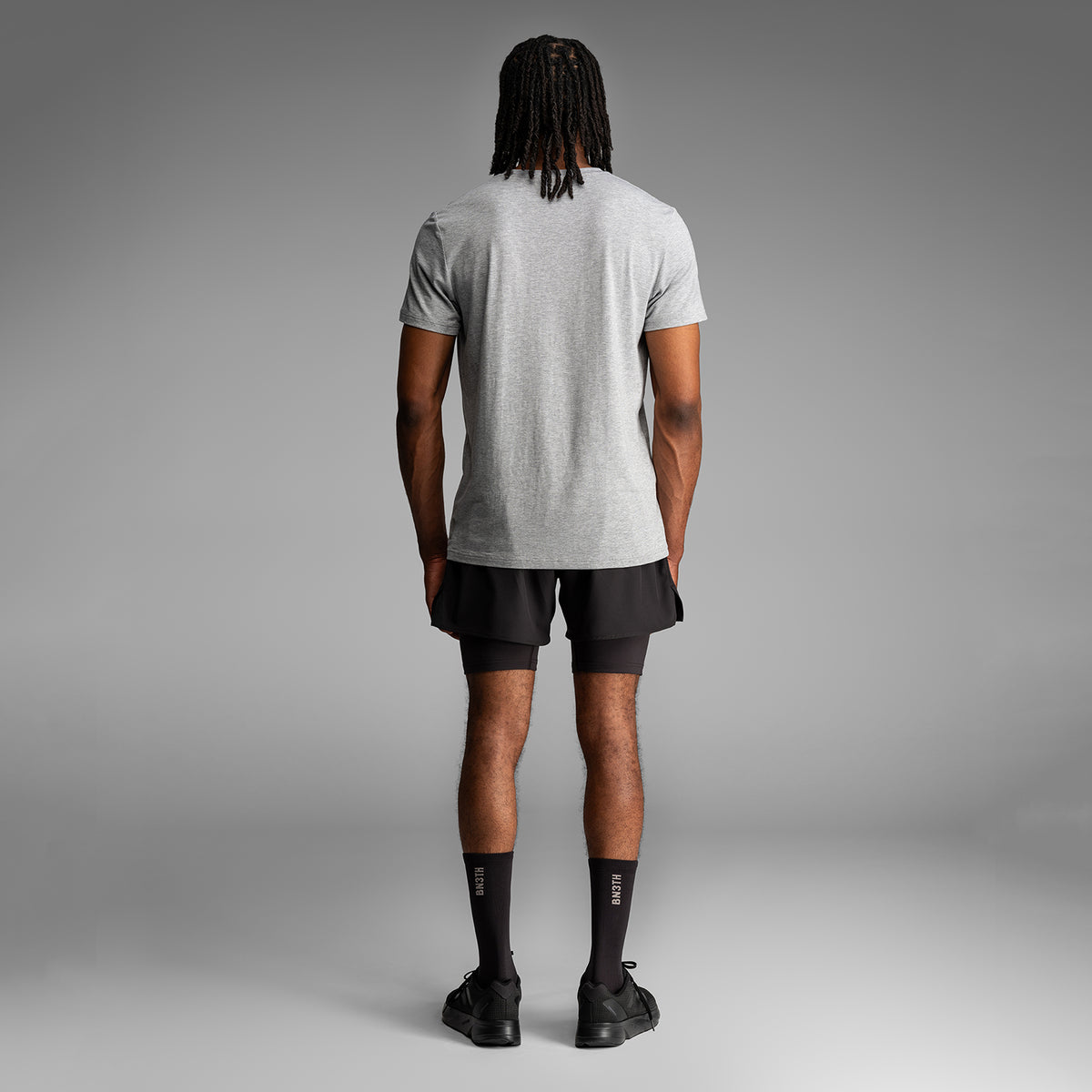 Classic Essentials Crew Tee Heather Greyfrom BN3TH Underwear