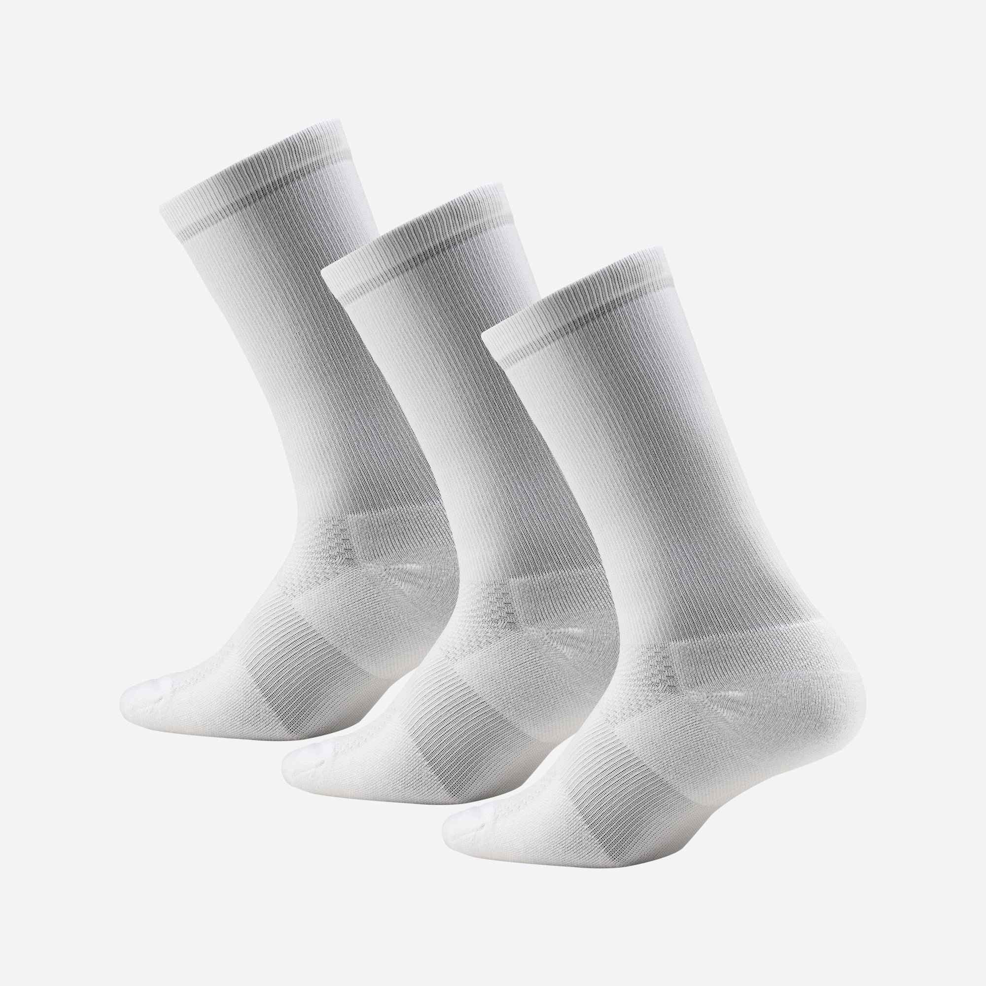 Pro Crew Sock White 3 Pack Side