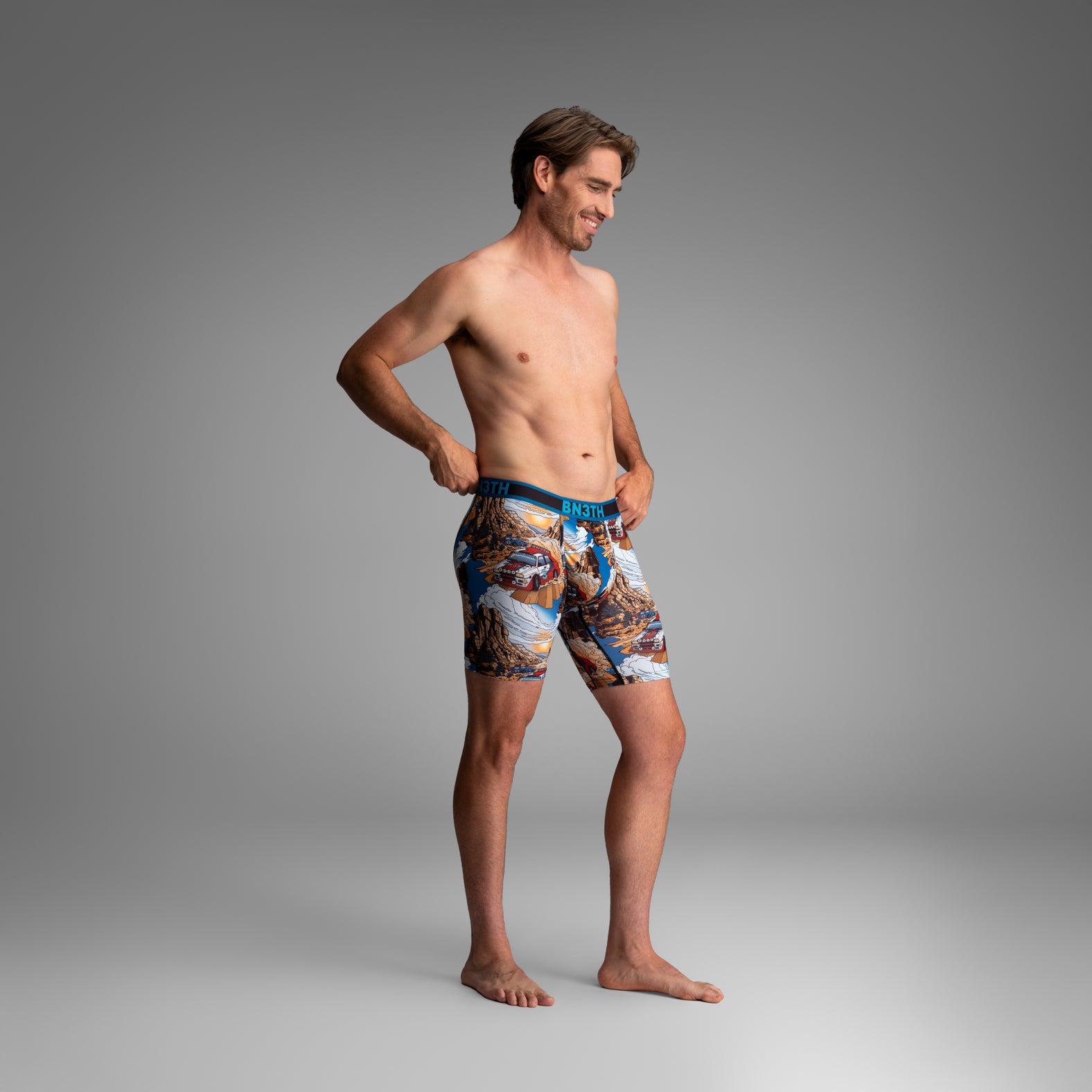 Pro Flex Max Boxer Brief: Desert Racing - Forever from BN3TH Underwear