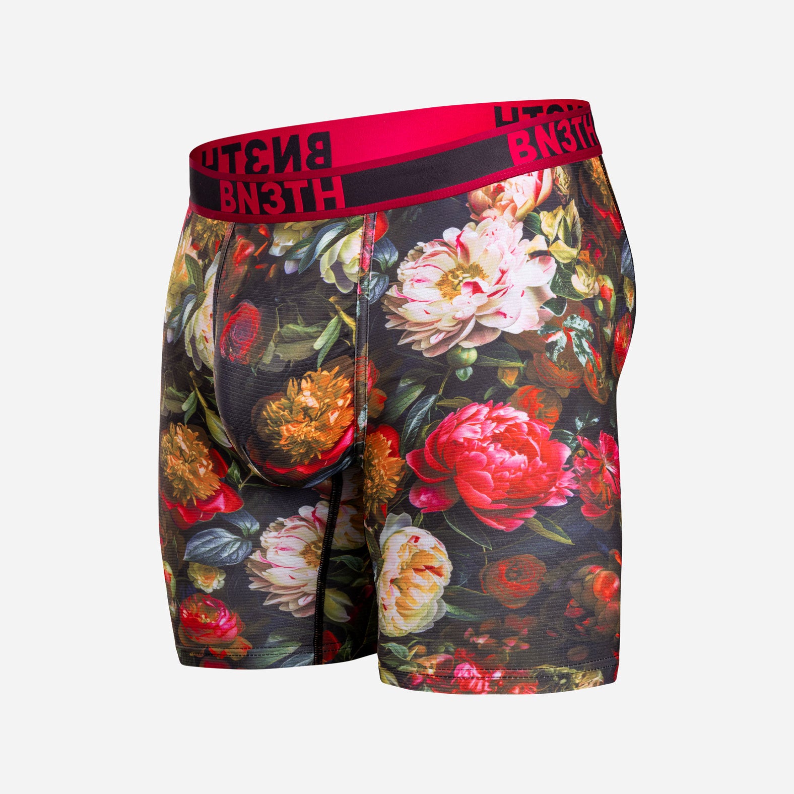 Pro Flex Max Boxer Brief: Gothic Bouquet - Pink from BN3TH Underwear