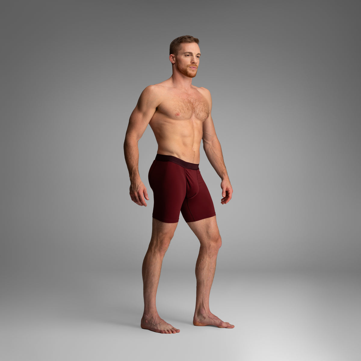 Pro Ultra Performance Underwear Boxer Brief: Pomegranate Red