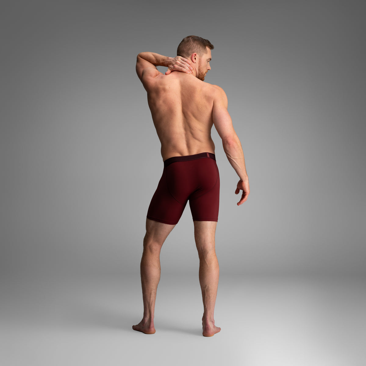 Pro Ultra Performance Underwear Boxer Brief: Pomegranate Red