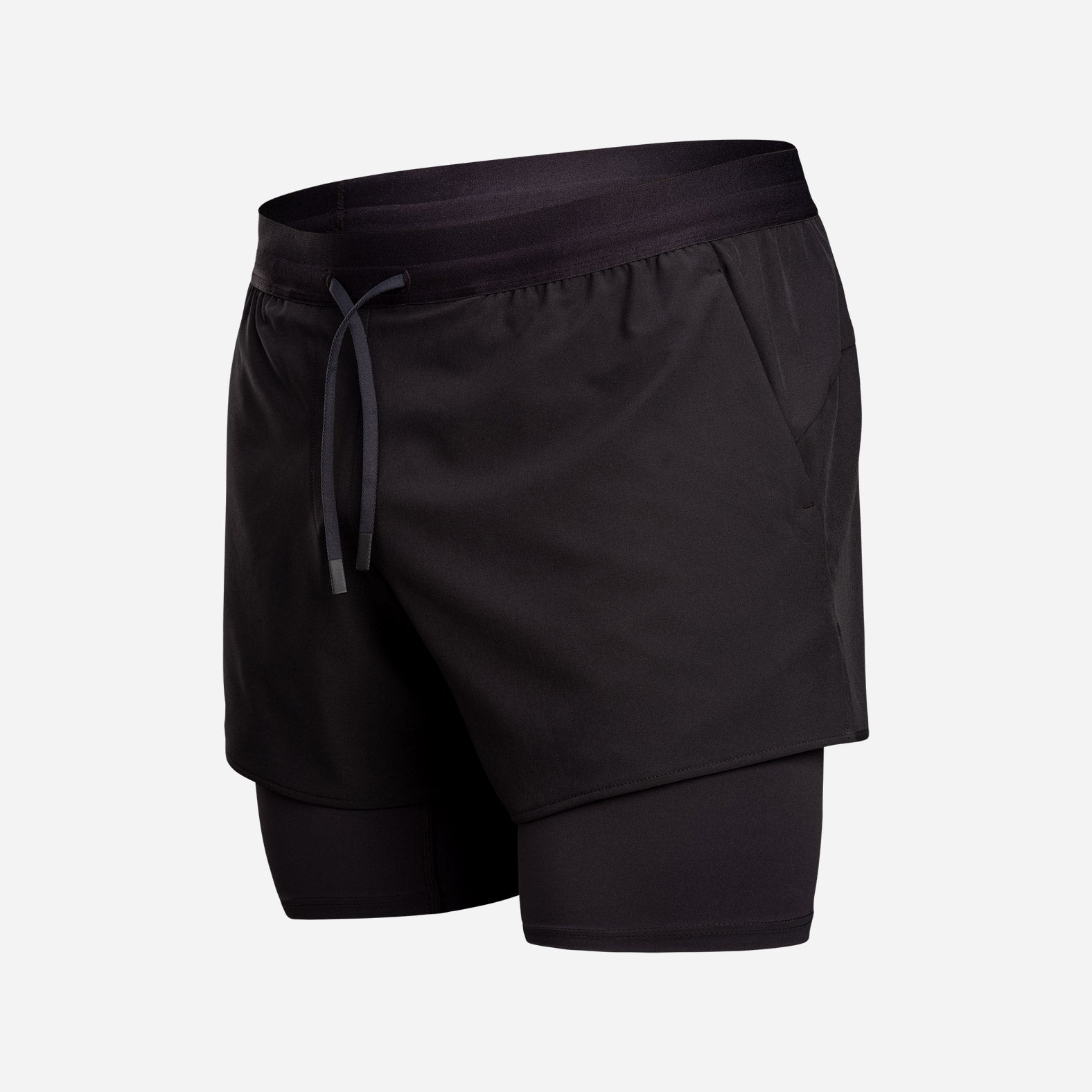 Session 2N1 Training Short 5": Black | BN3TH Underwear