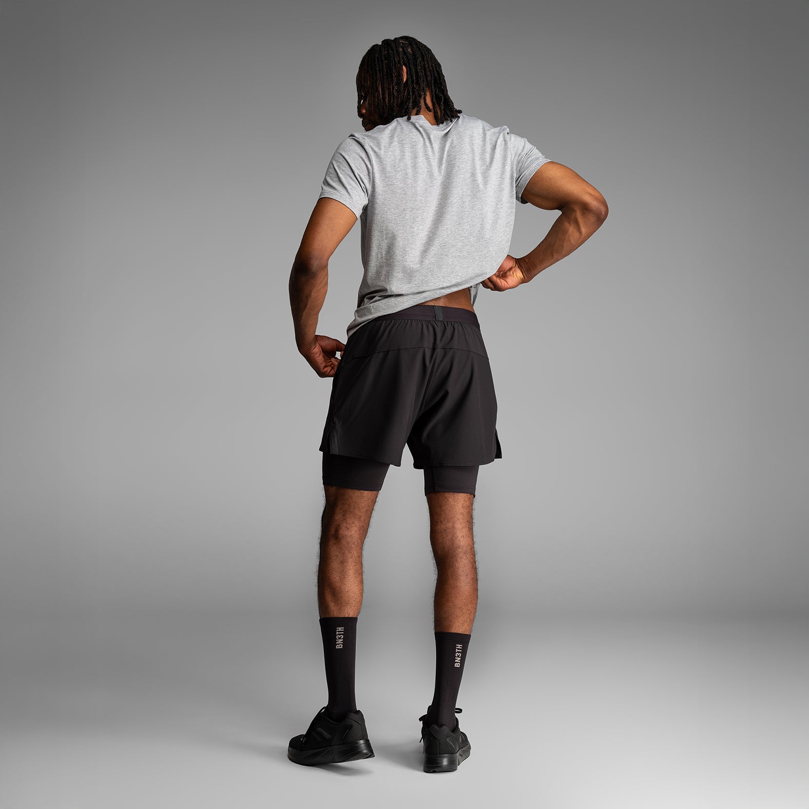 Session 2N1 Training Short 5": Black | BN3TH Underwear