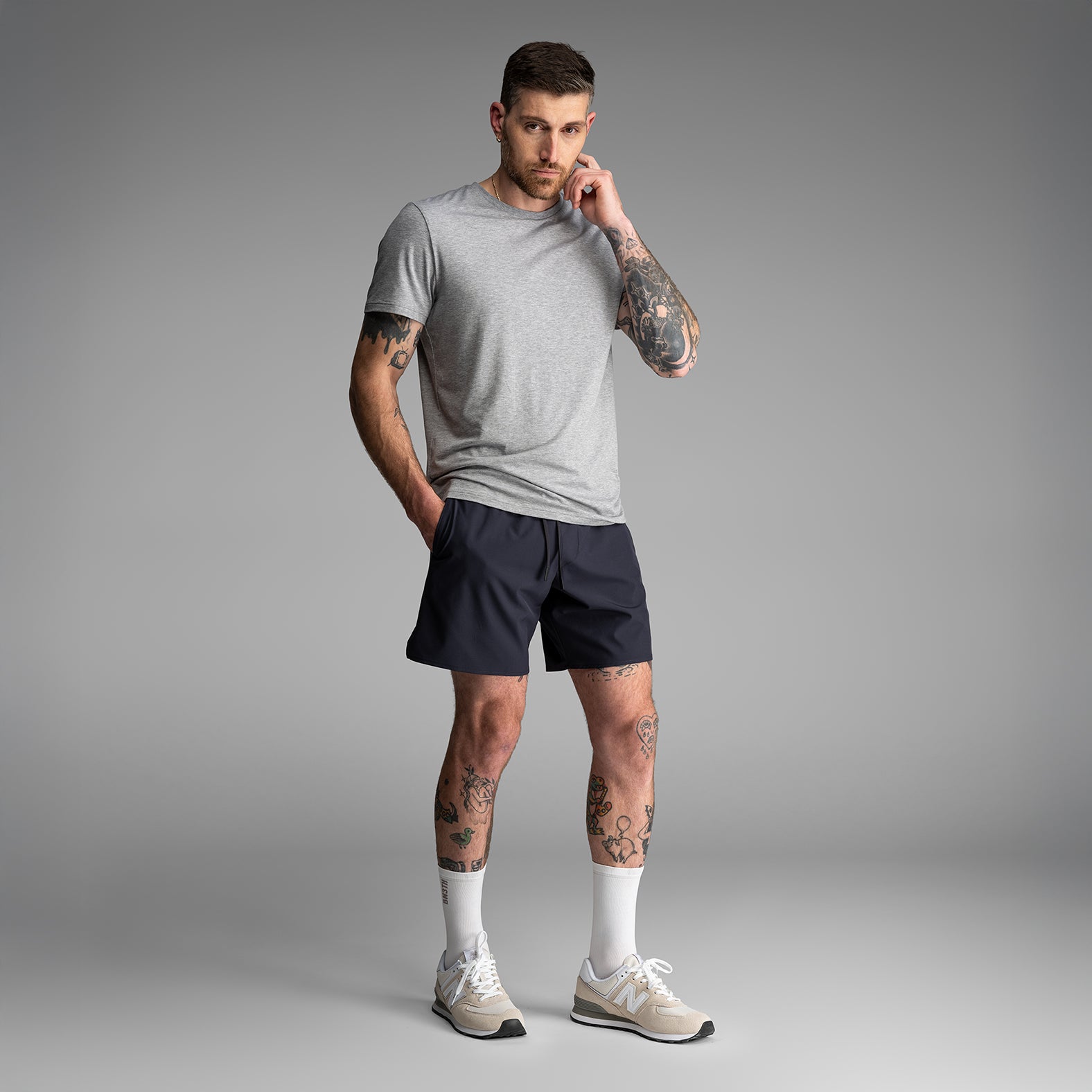 Session 2N1 Training Short 7": Midnight Blue | BN3TH Underwear