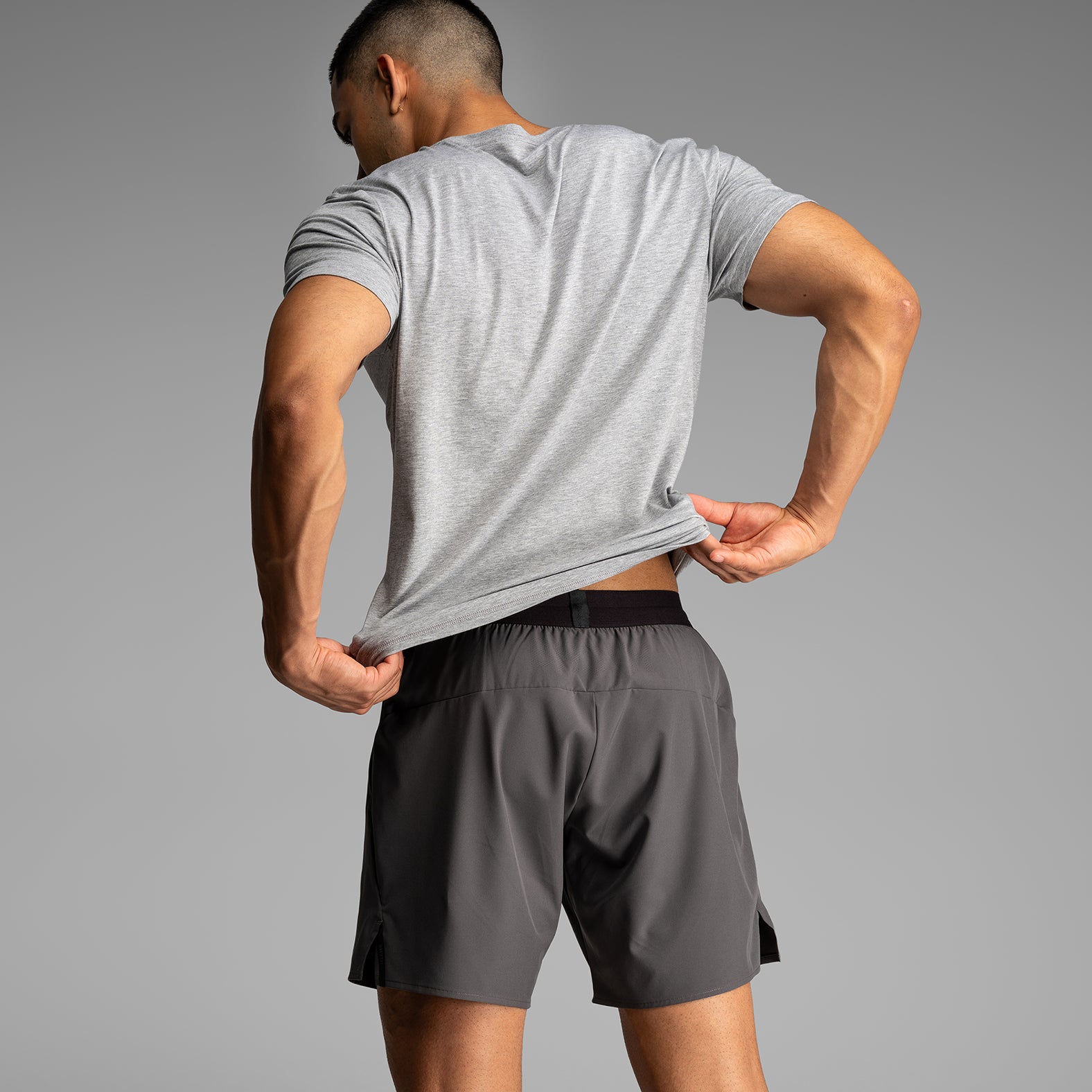 Session 7" Training Short 2N1: Shadow Grey