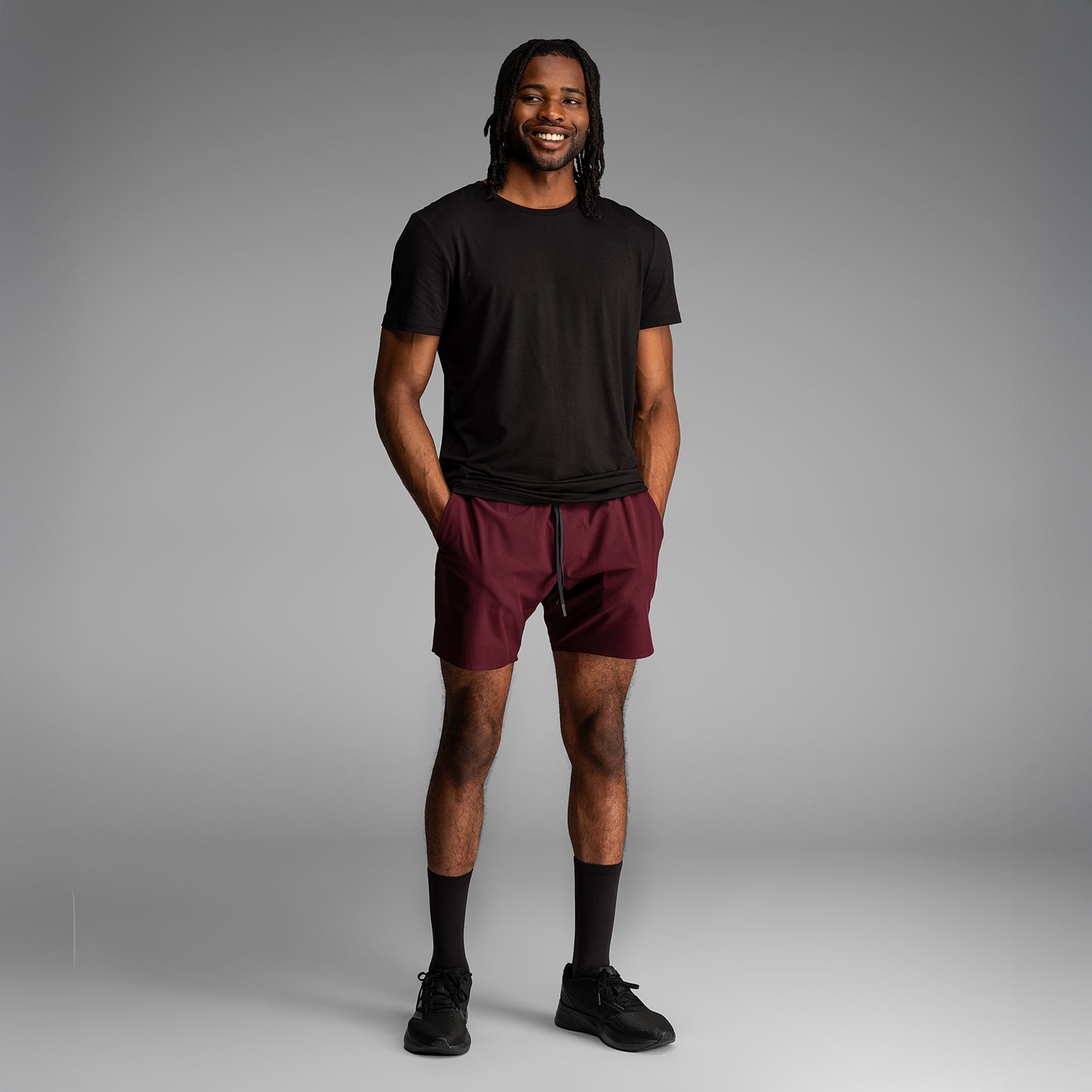 Session 2N1 Training Short 7": Wine Red | BN3TH Underwear