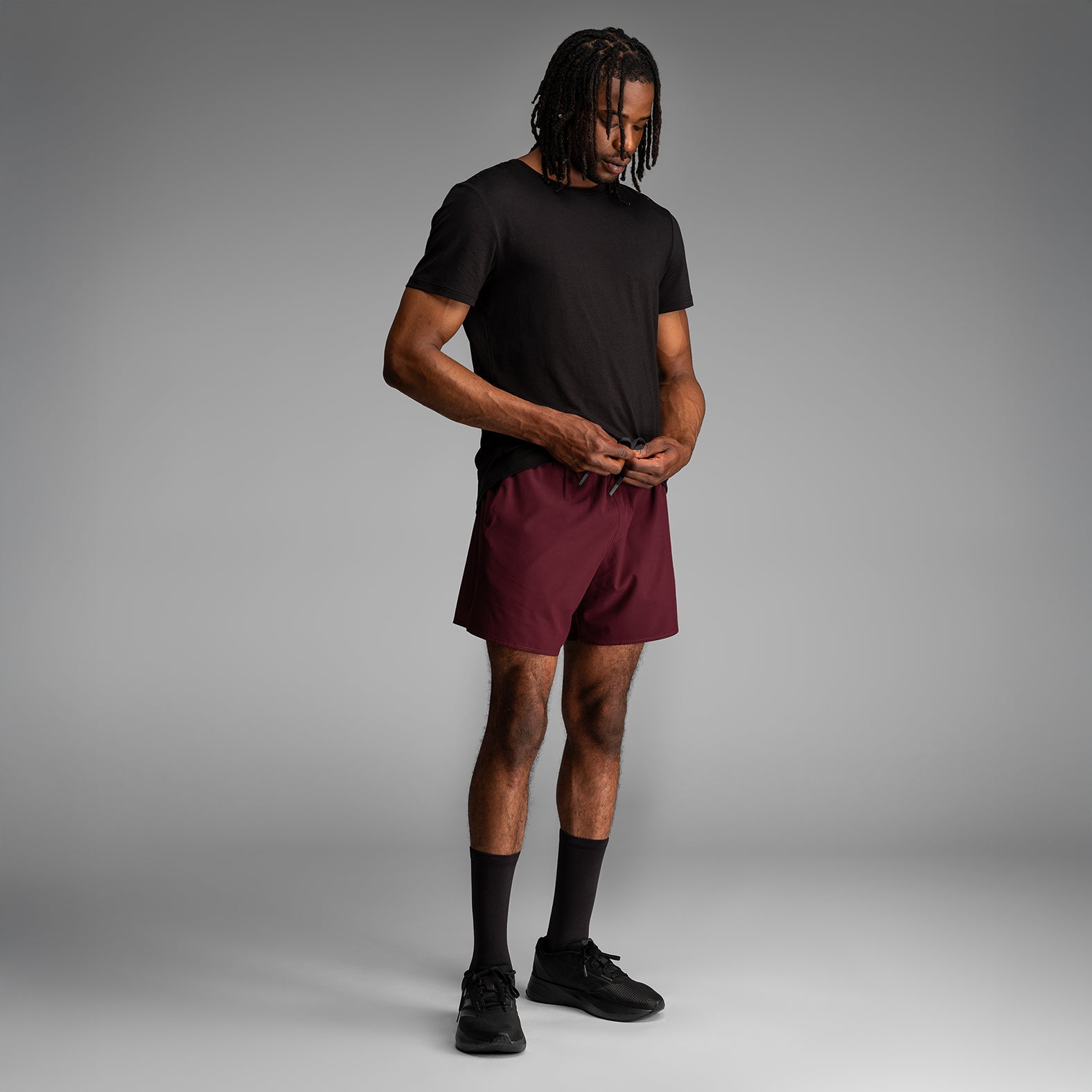 Session 2N1 Training Short 7": Wine Red | BN3TH Underwear