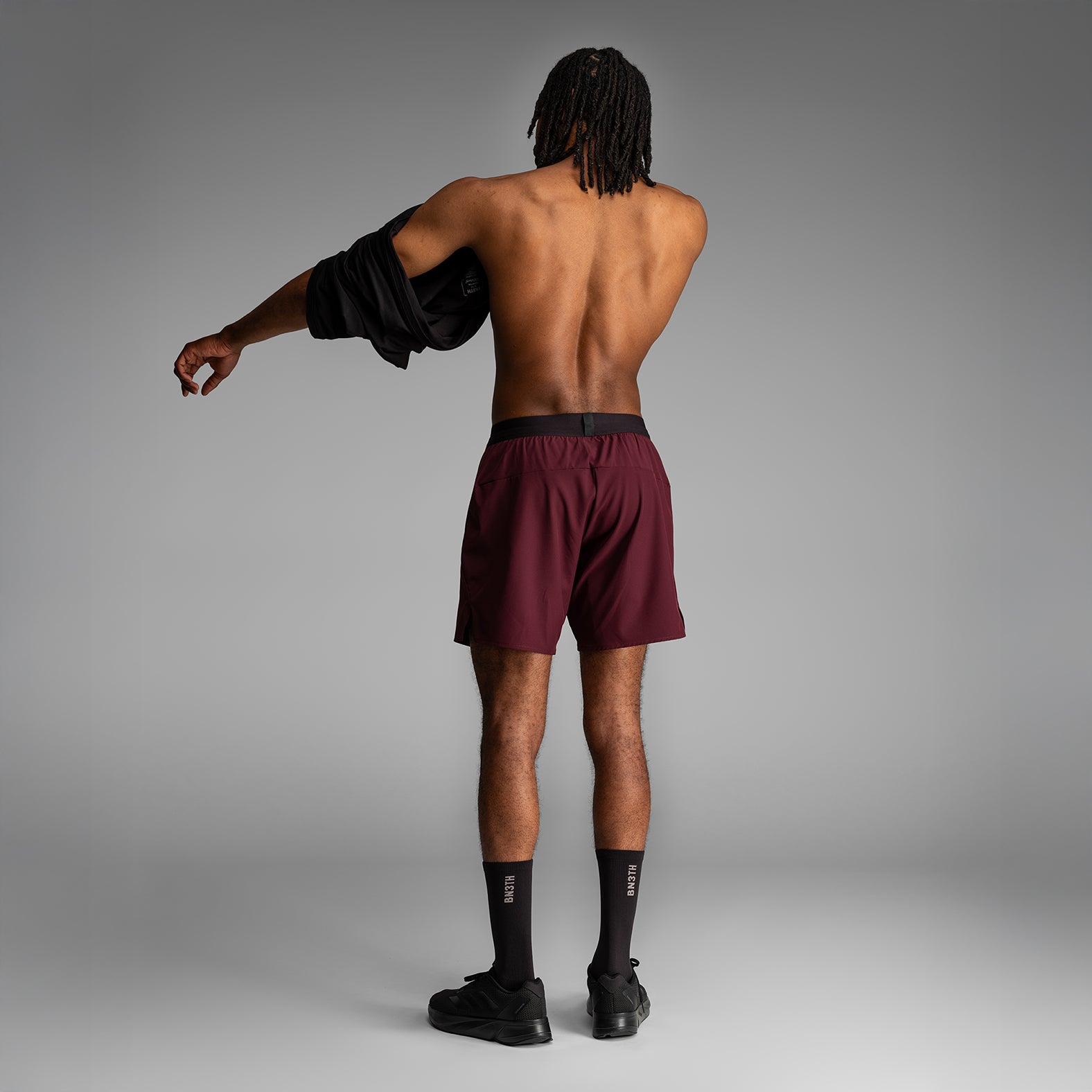 Session 2N1 Training Short 7": Wine Red | BN3TH Underwear