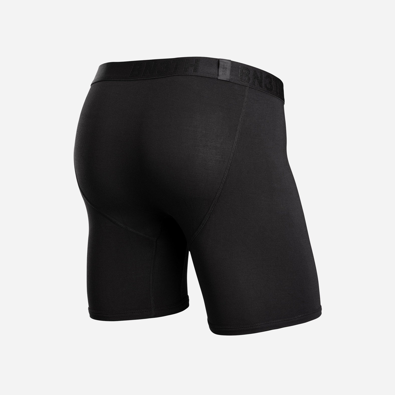 Classic Icon Boxer Brief With Fly: Black