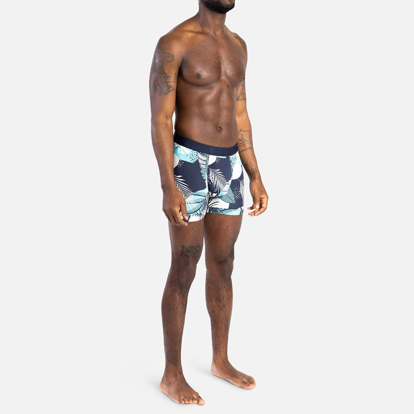 CLASSIC TRUNK: FRONDS DARK NAVY
