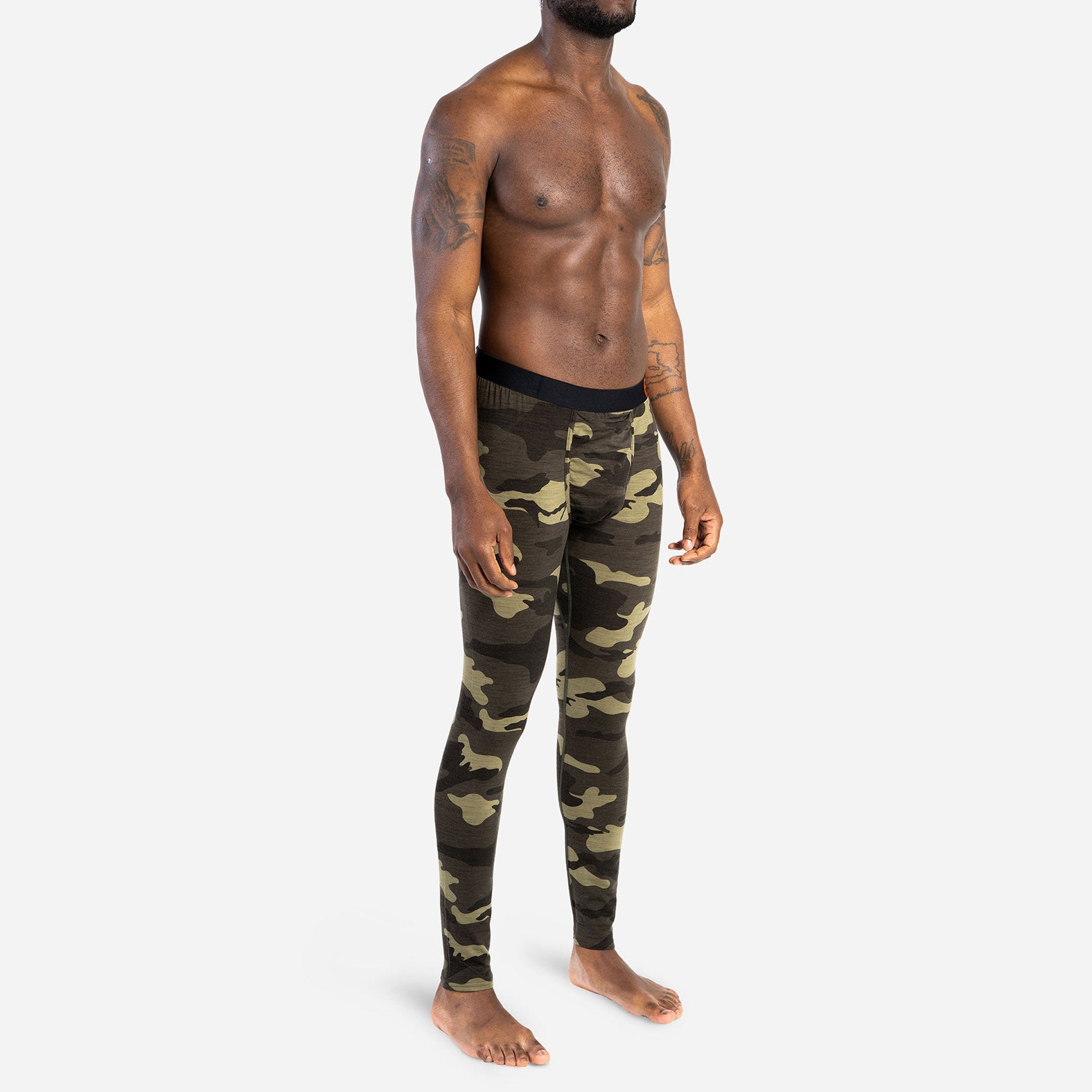 MERINO FULL LENGTH: SPRUCE GREEN CAMO