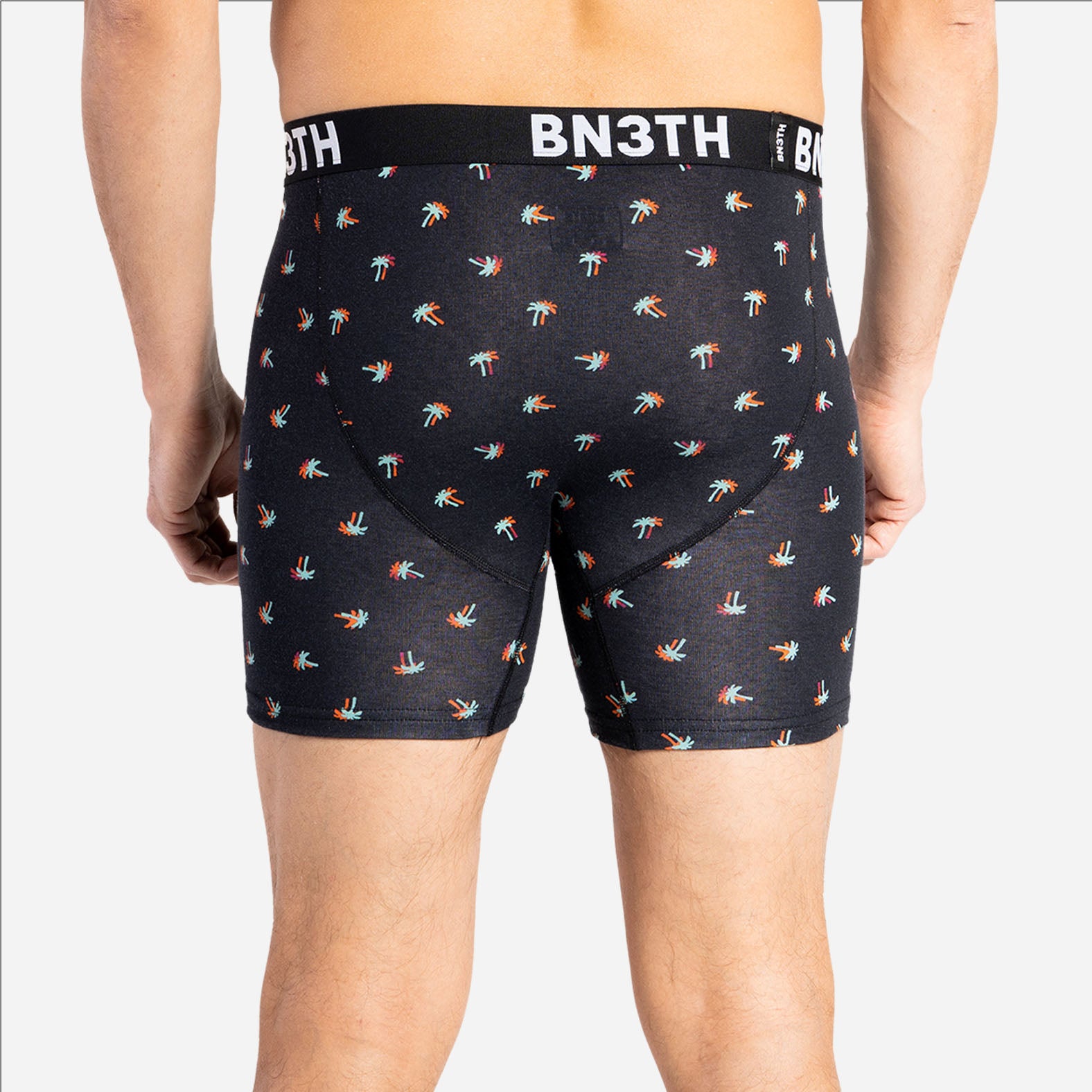 OUTSET BOXER BRIEF: ELECTRIC HAWAIIAN BLACK