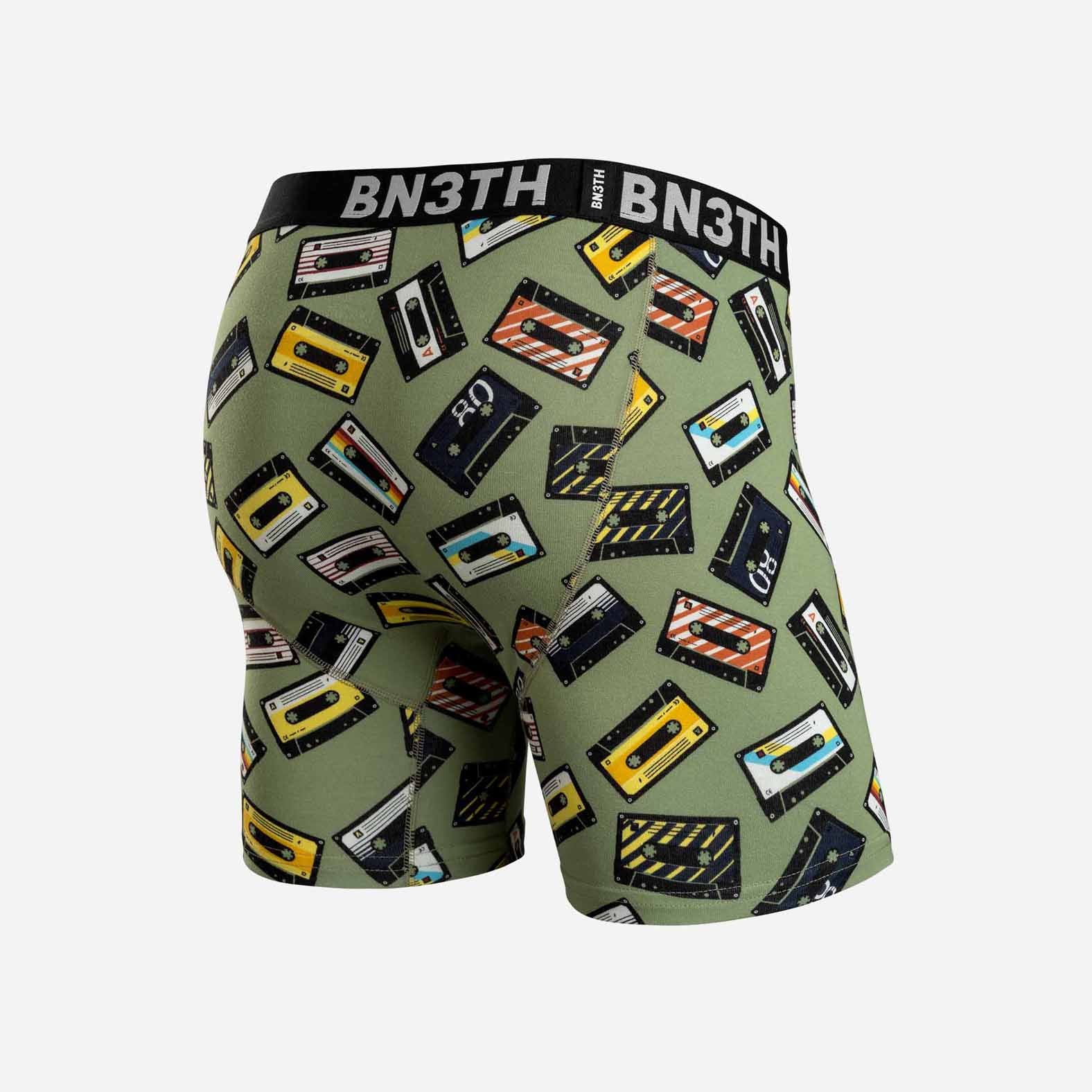 OUTSET BOXER BRIEF: CASSETTE MADNESS CEDAR