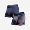 CLASSIC TRUNK: NAVY/TRACK STRIPE DARK NAVY 2 PACK