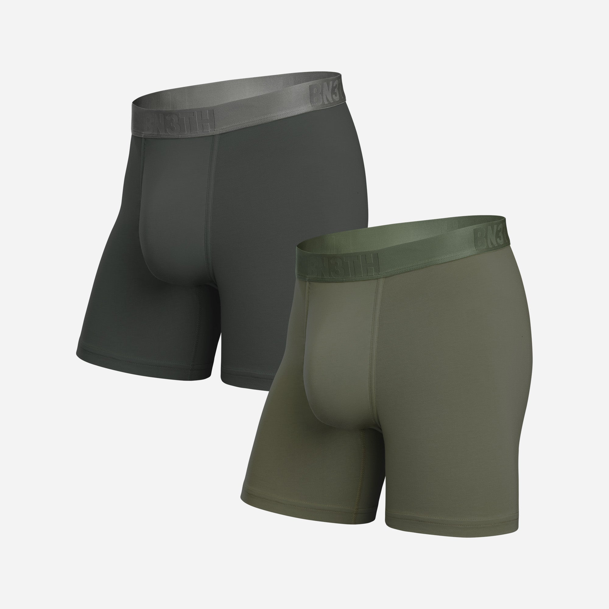 Essentials Boxer Brief : Smoke Green/Fatigue 2 Pack
