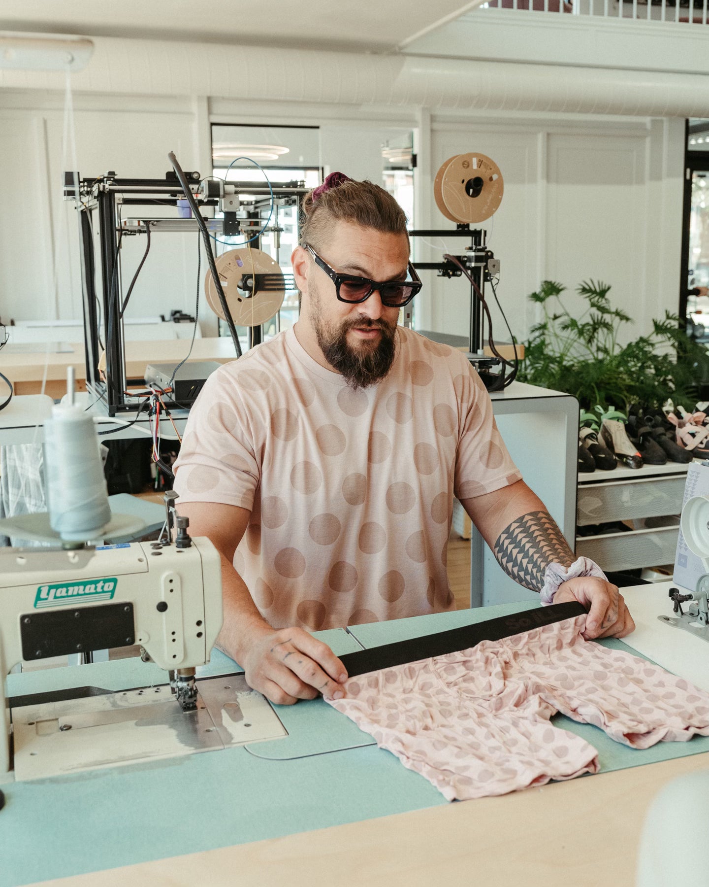 CLASSIC BOXER BRIEF: POLKA DOT DIRTY PINK