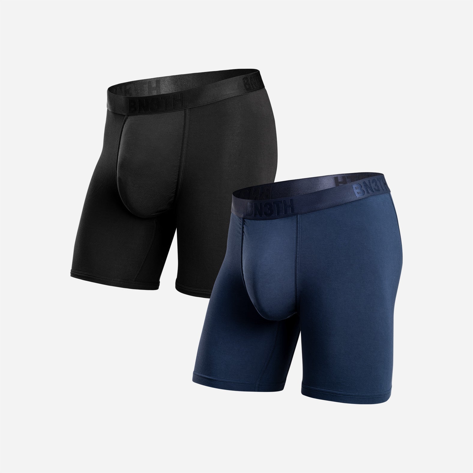 Classic Icon Boxer Brief: Black/Navy 2 Pack