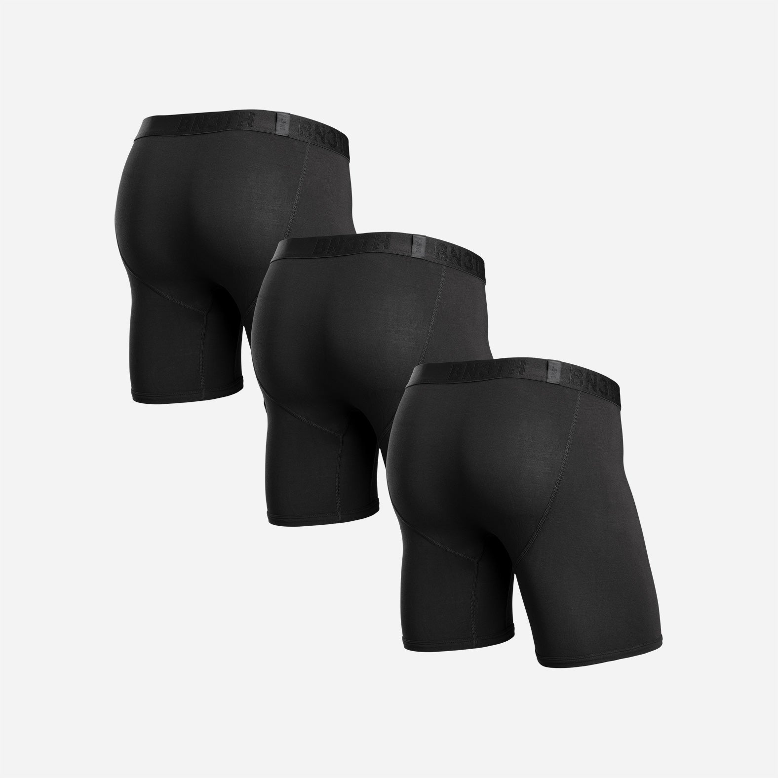 Classic Icon Boxer Brief: Black 3 Pack