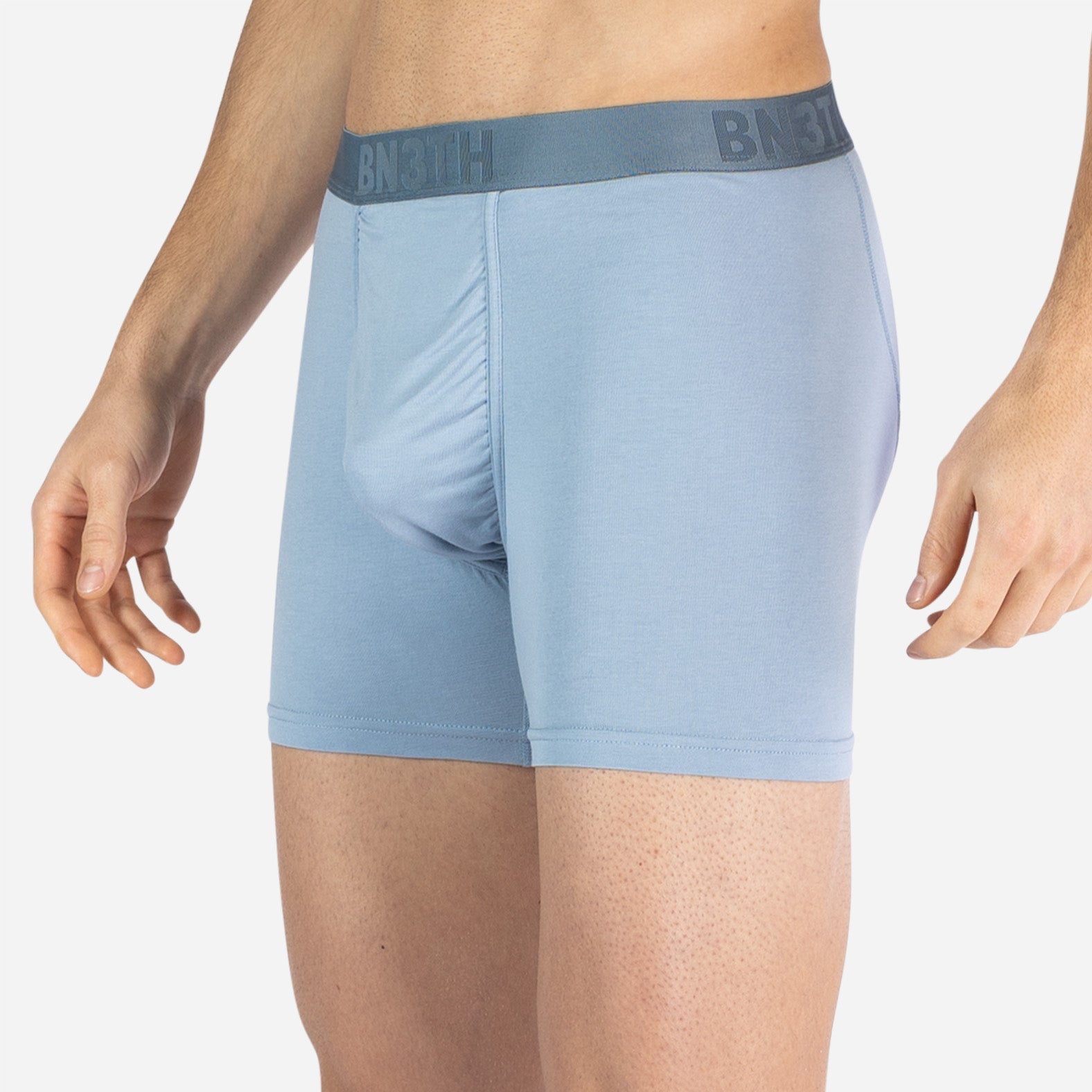 Essentials Boxer Brief: Dusty Blue