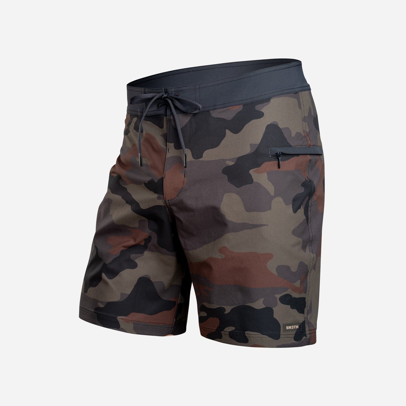 Hightide Boardshort 2N1: Basecamp Camo-Woodland