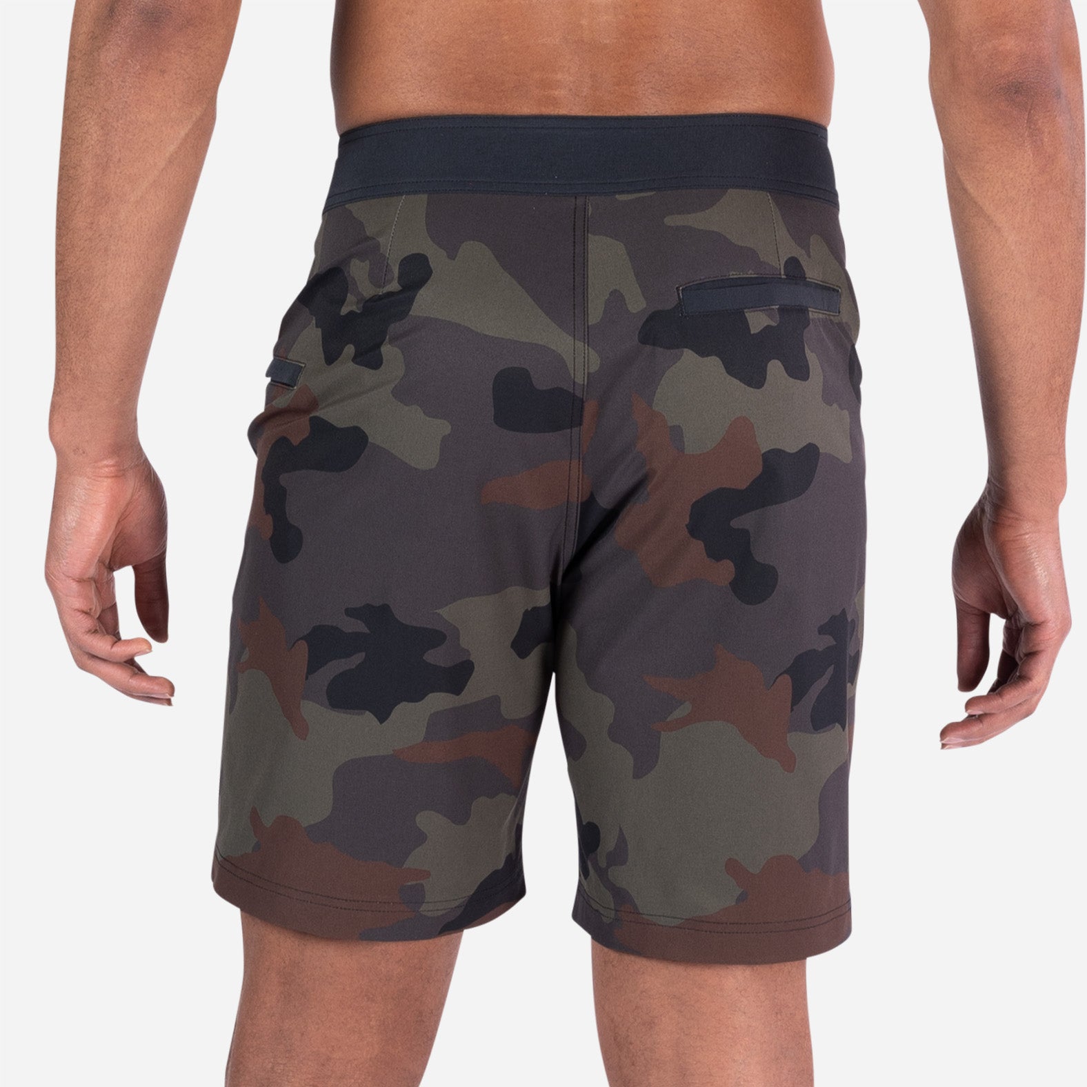 Hightide Boardshort 2N1: Basecamp Camo-Woodland