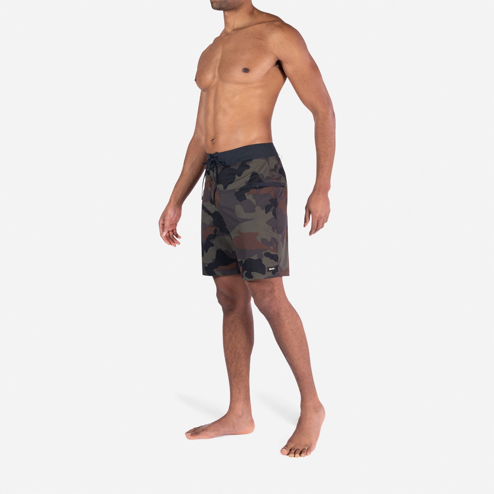 Hightide Boardshort 2N1: Basecamp Camo-Woodland