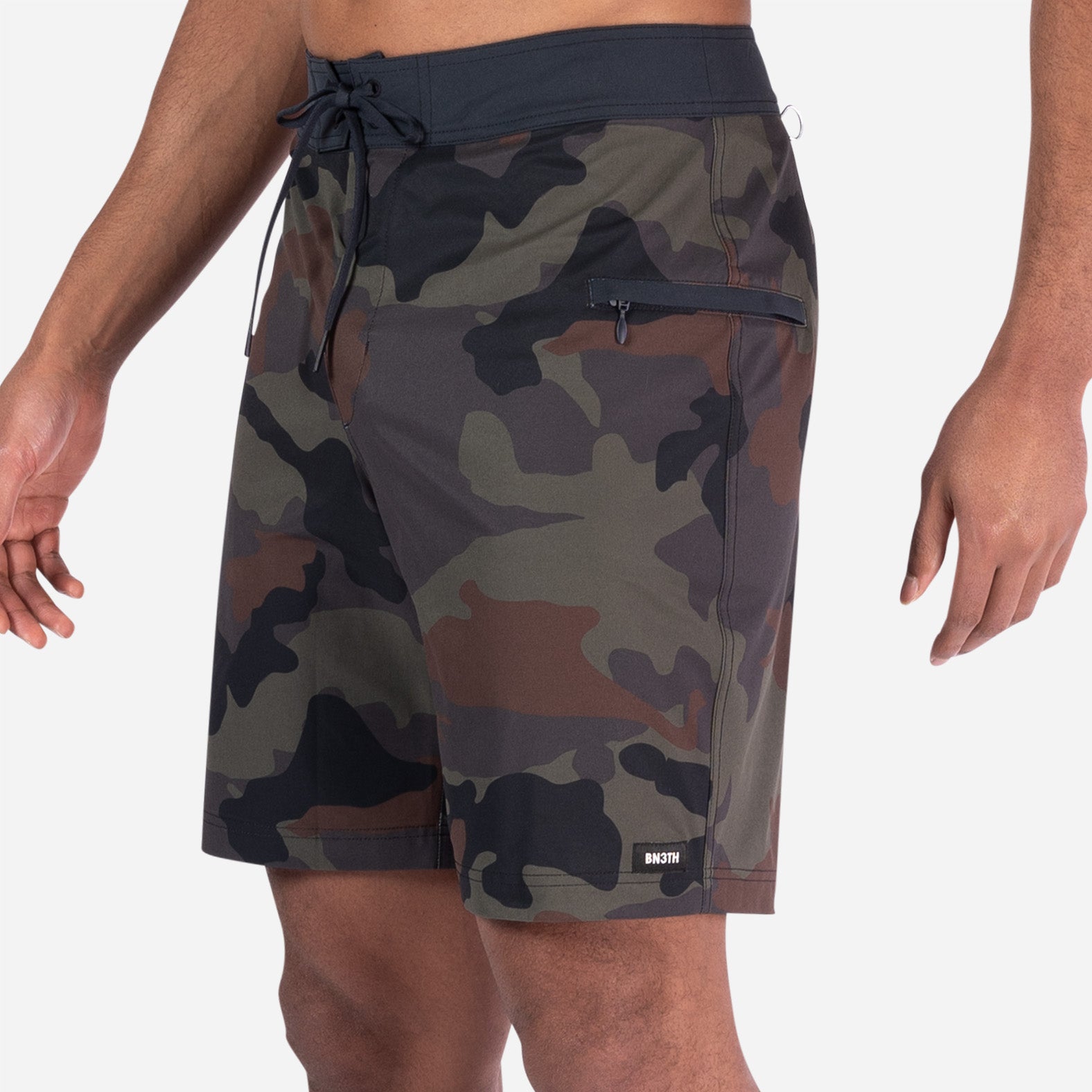 Hightide Boardshort 2N1: Basecamp Camo-Woodland