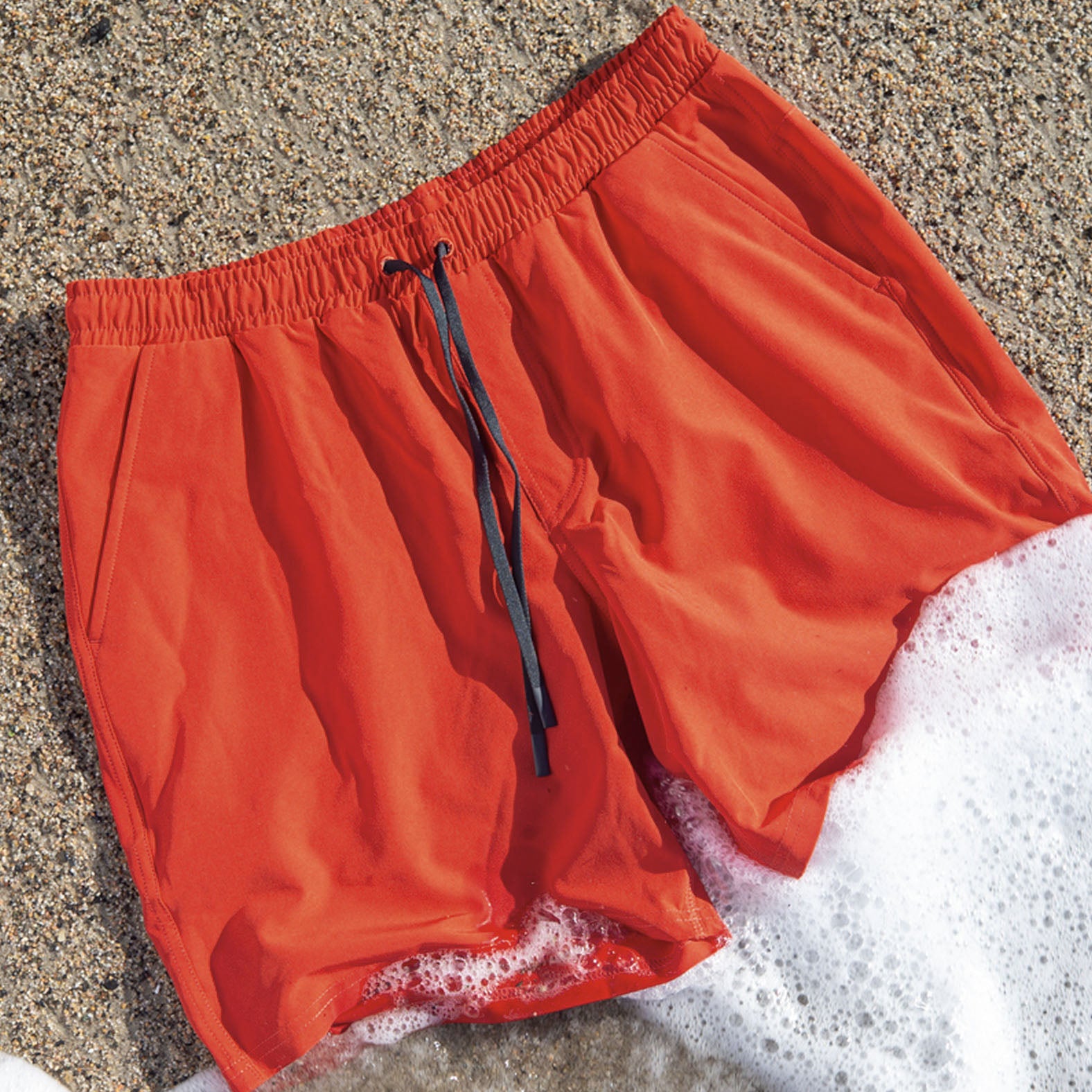AGUA VOLLEY 2n1 SWIM SHORT 7": POP ORANGE
