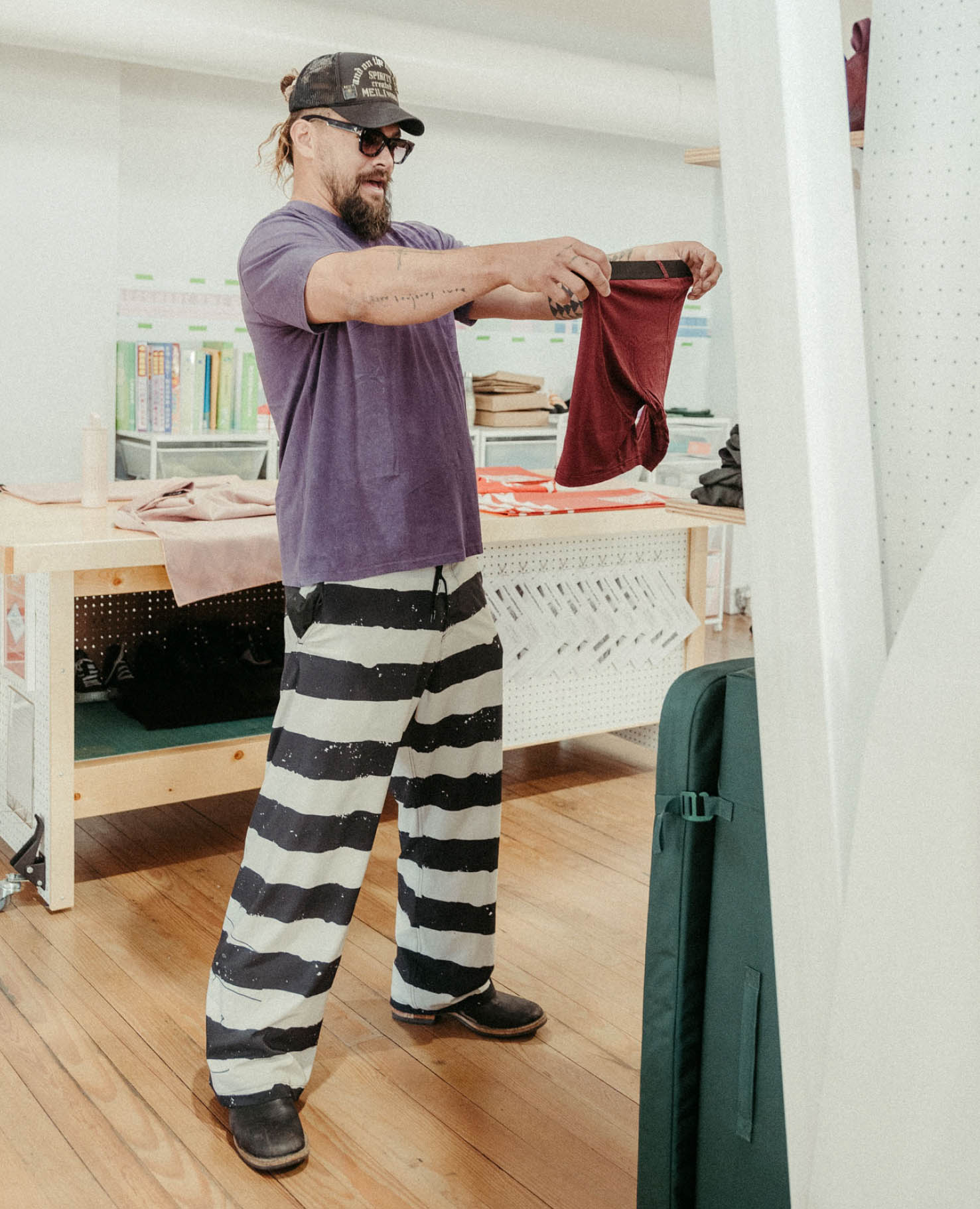 Classic Icon Boxer Brief: Black and White Stripes