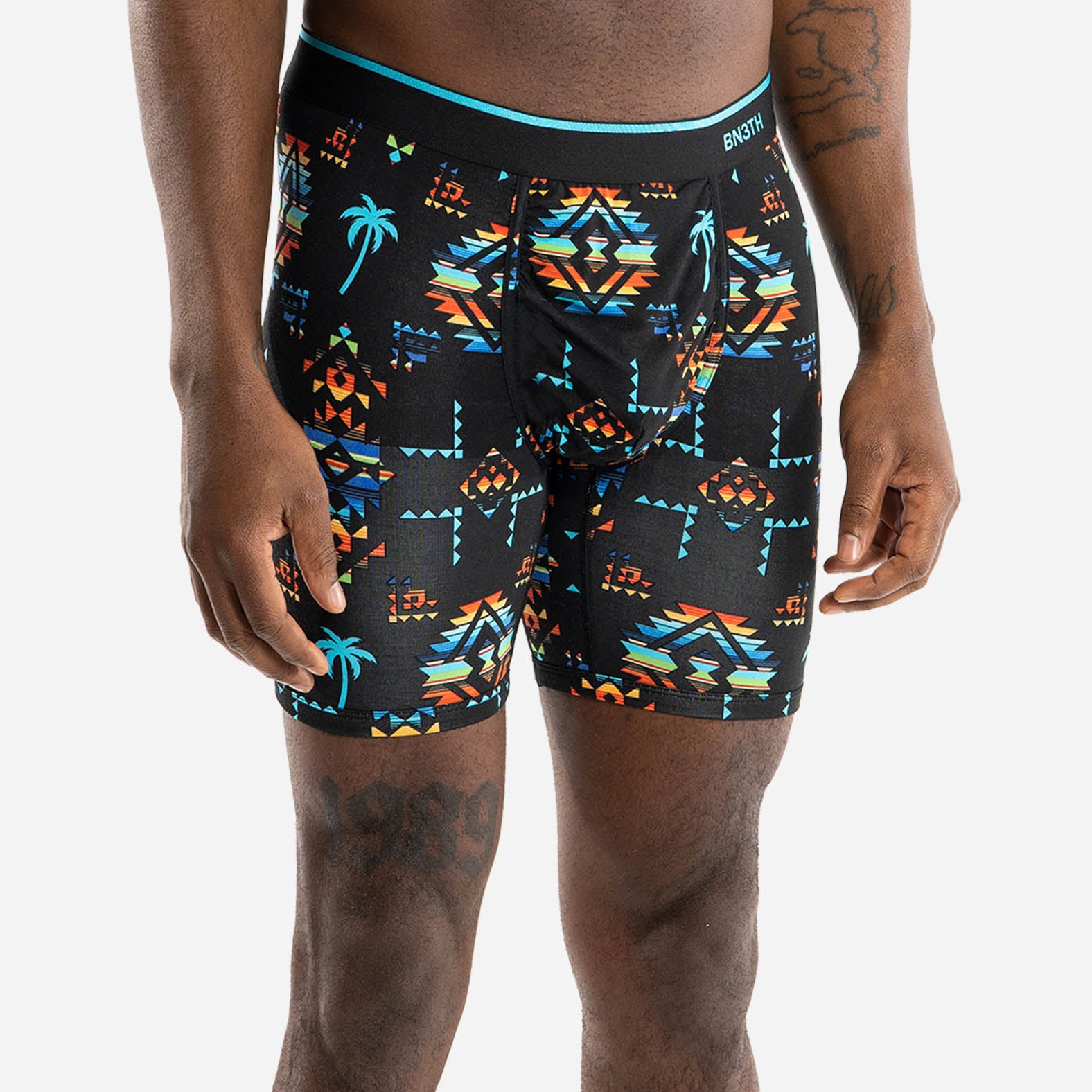 CLASSIC BOXER BRIEF: BEACH BLANKET BLACK