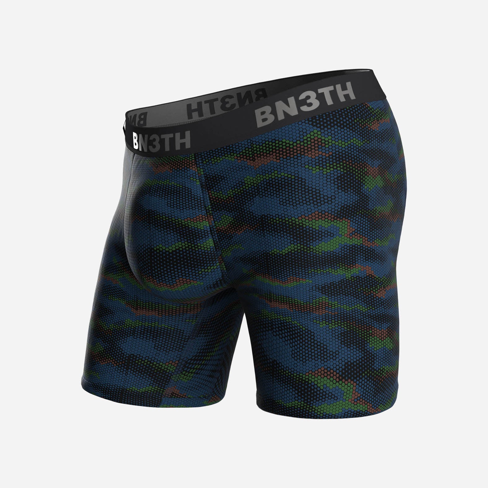 PRO BOXER BRIEF: HEX CAMO NAVY